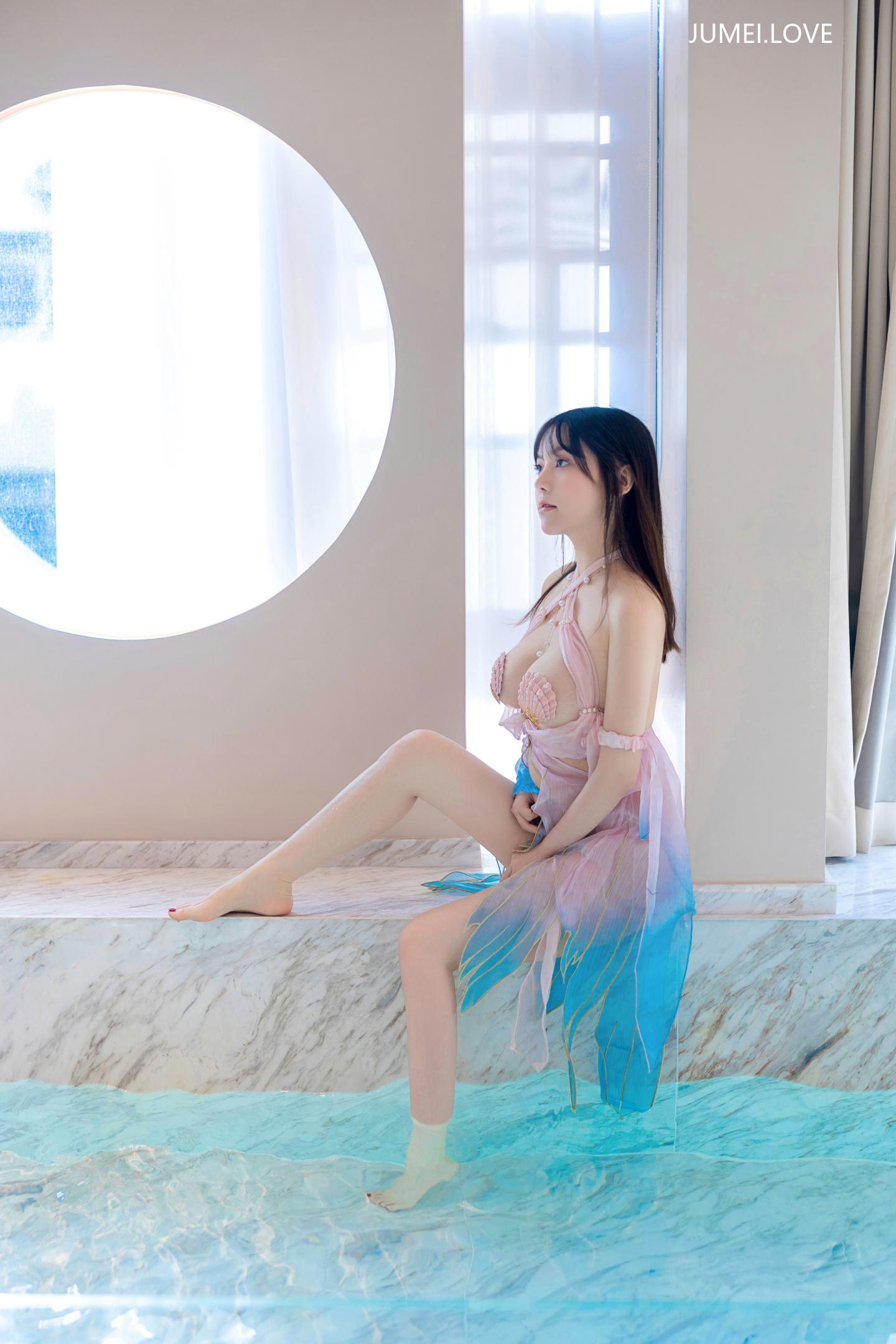 豆瓣酱 NO.001 内购无水印 NO.7650 贝壳泳衣