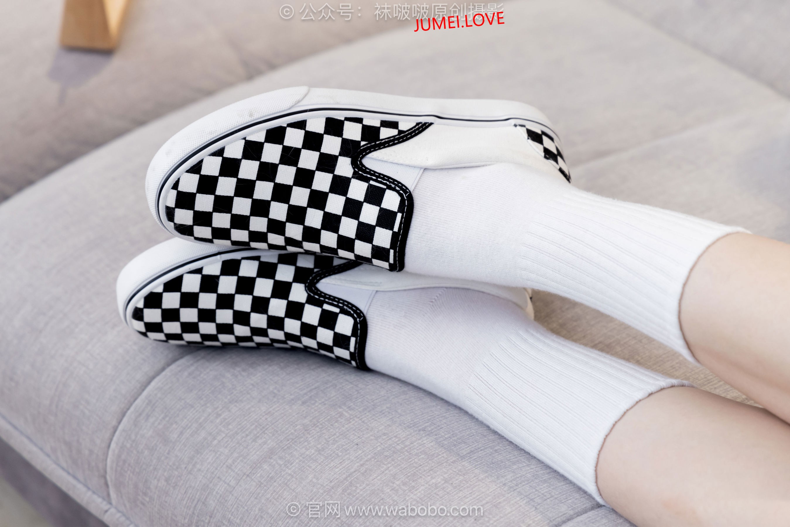 BoBoSocks袜啵啵 No.699 小甜豆 - 帆布鞋、透明高跟鞋、 自然穿脏白棉袜、薄肉丝 第58张