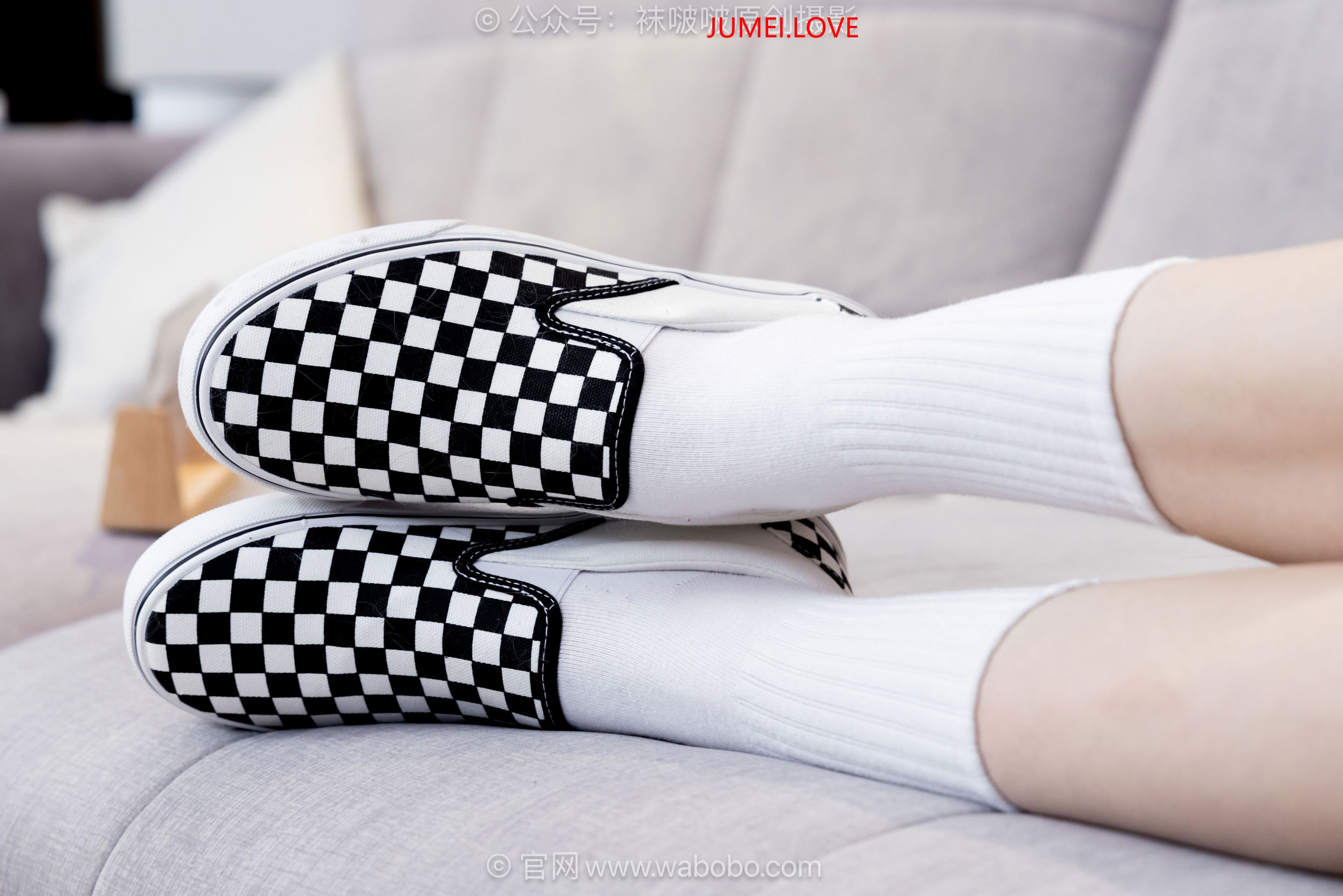BoBoSocks袜啵啵 No.699 小甜豆 - 帆布鞋、透明高跟鞋、 自然穿脏白棉袜、薄肉丝 第59张
