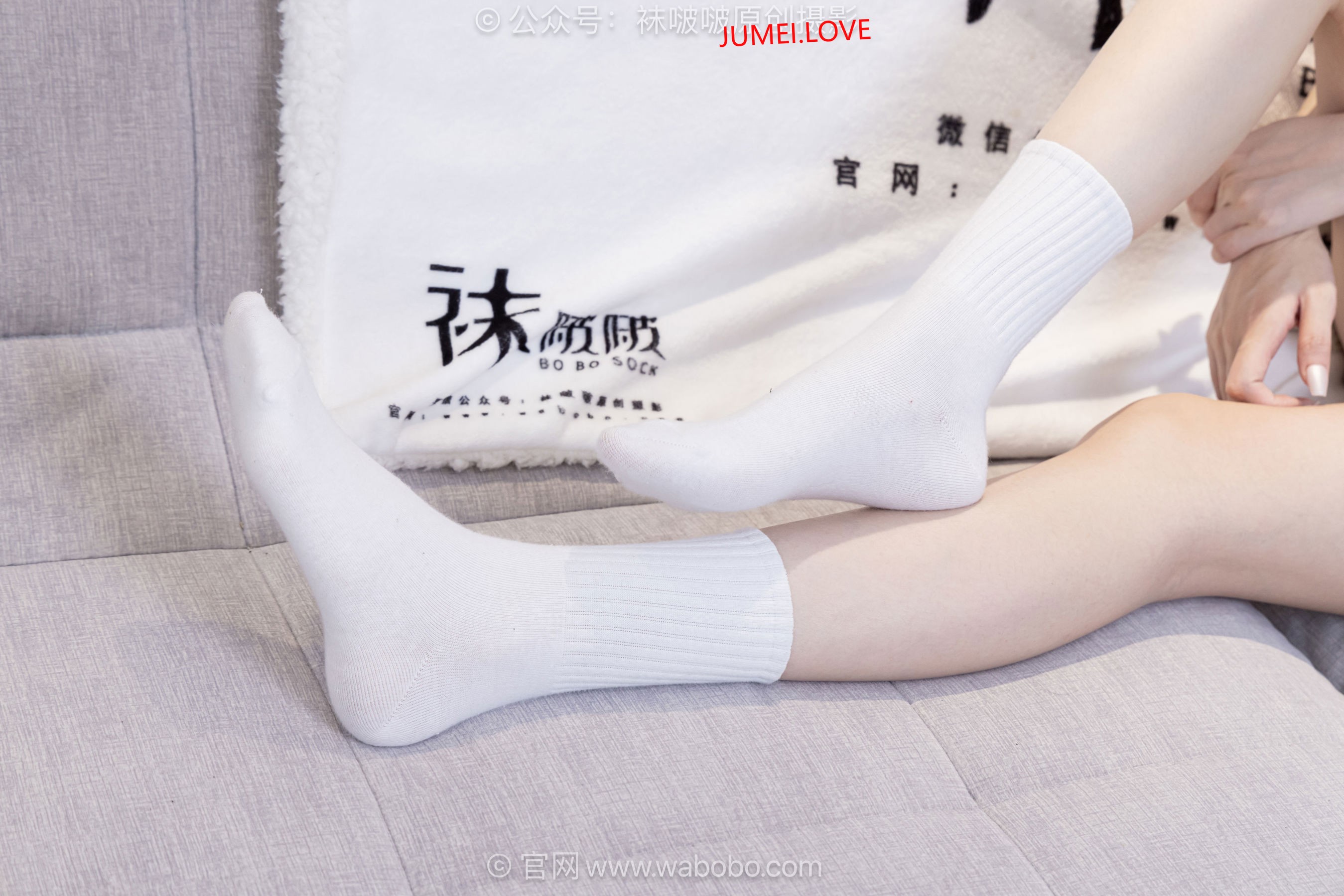 BoBoSocks袜啵啵 No.699 小甜豆 - 帆布鞋、透明高跟鞋、 自然穿脏白棉袜、薄肉丝 第85张