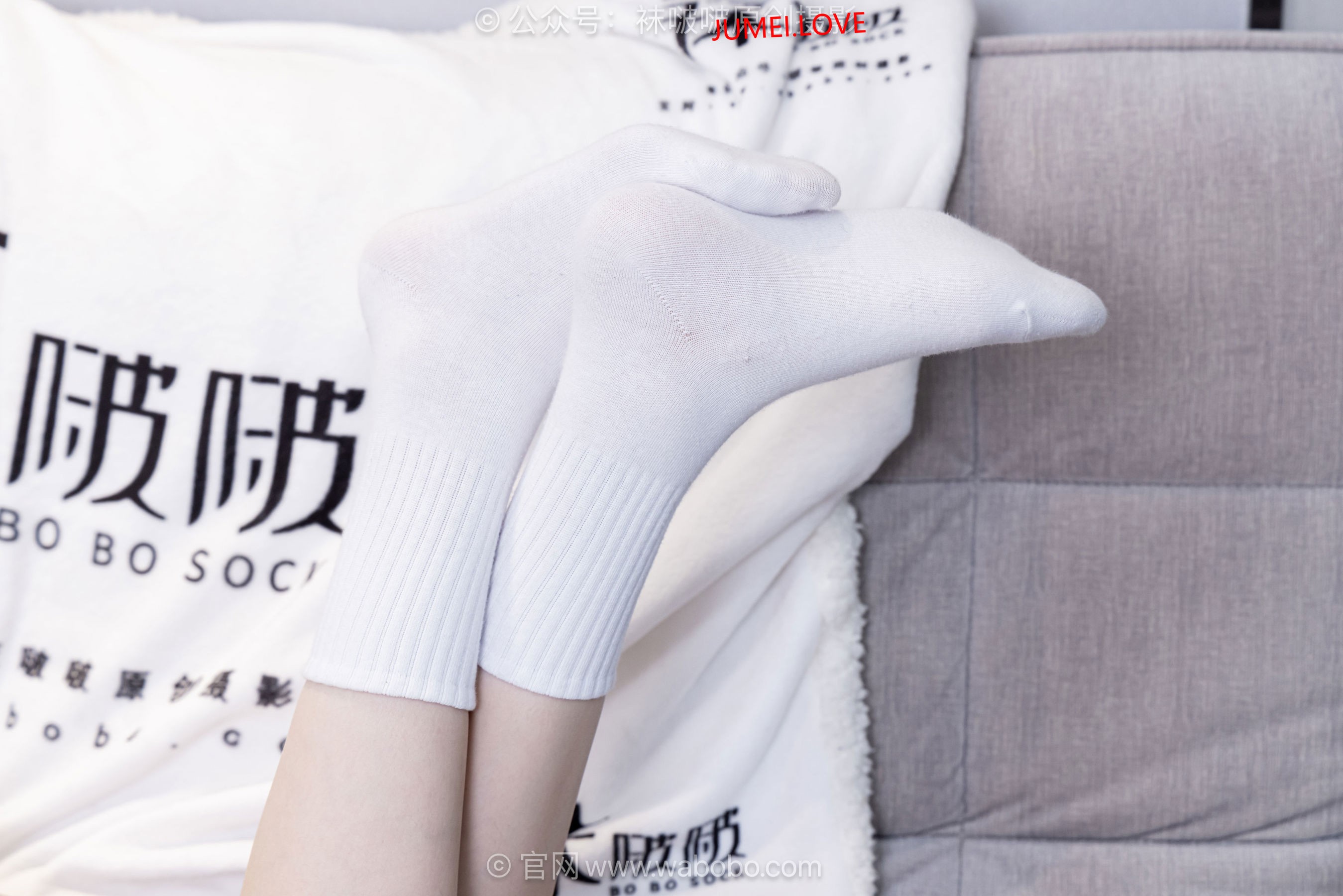 BoBoSocks袜啵啵 No.699 小甜豆 - 帆布鞋、透明高跟鞋、 自然穿脏白棉袜、薄肉丝 第98张