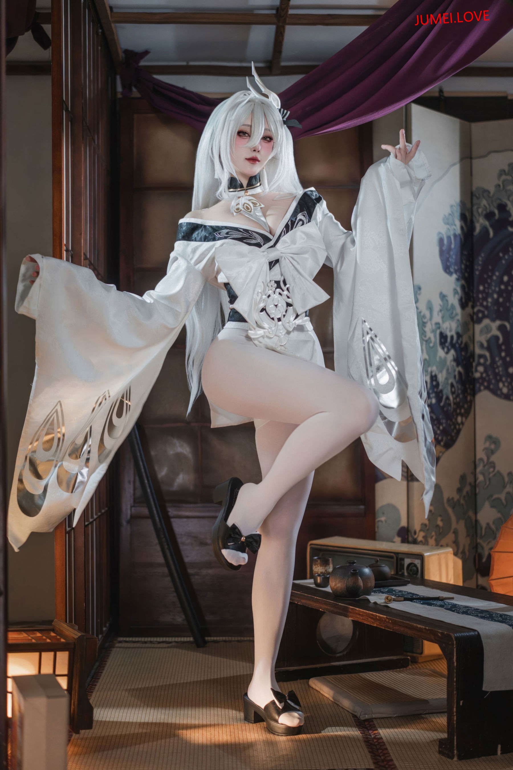 Natsuko夏夏子 - 碧蓝航线 白凤 和服 第1张