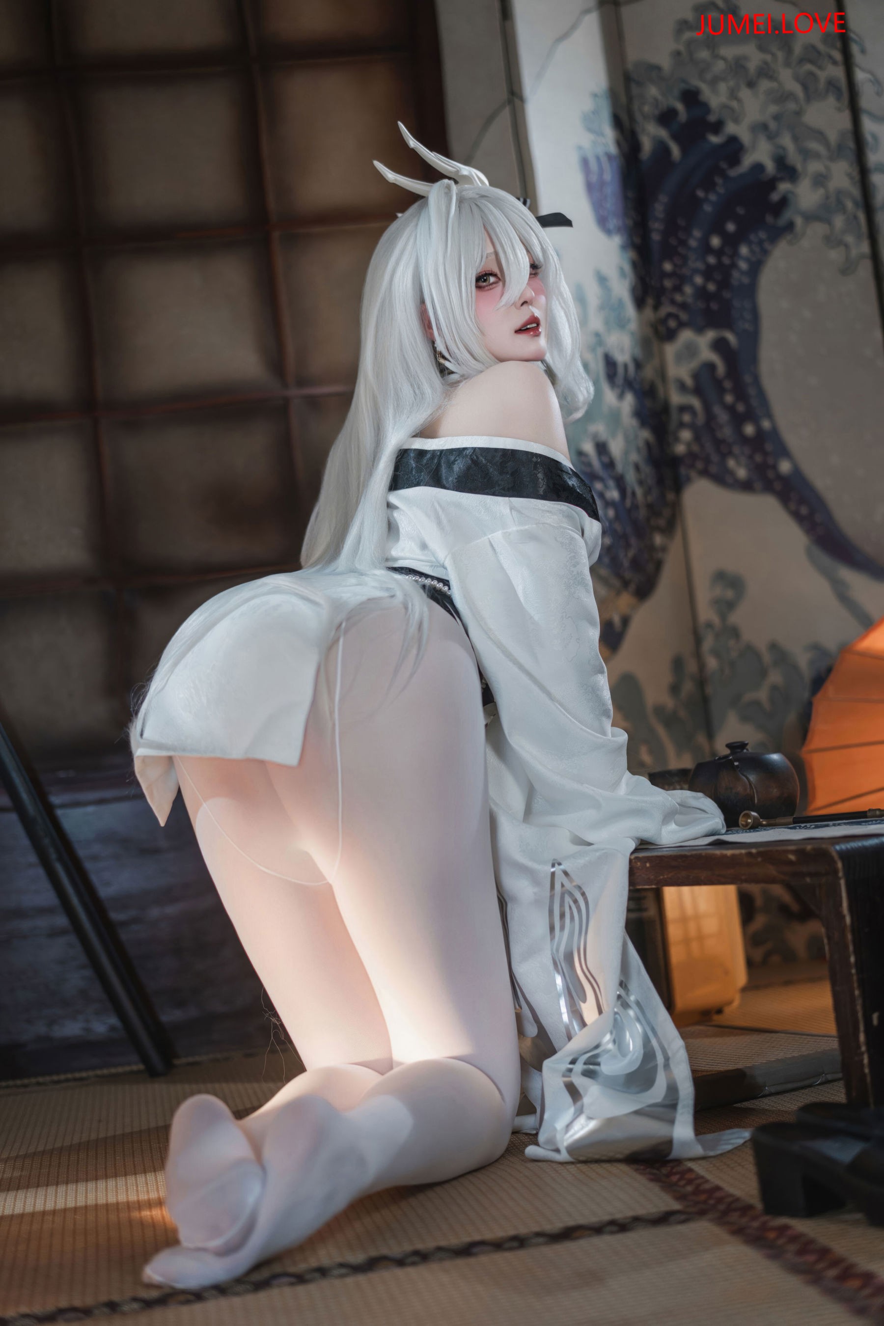 Natsuko夏夏子 - 碧蓝航线 白凤 和服 第14张