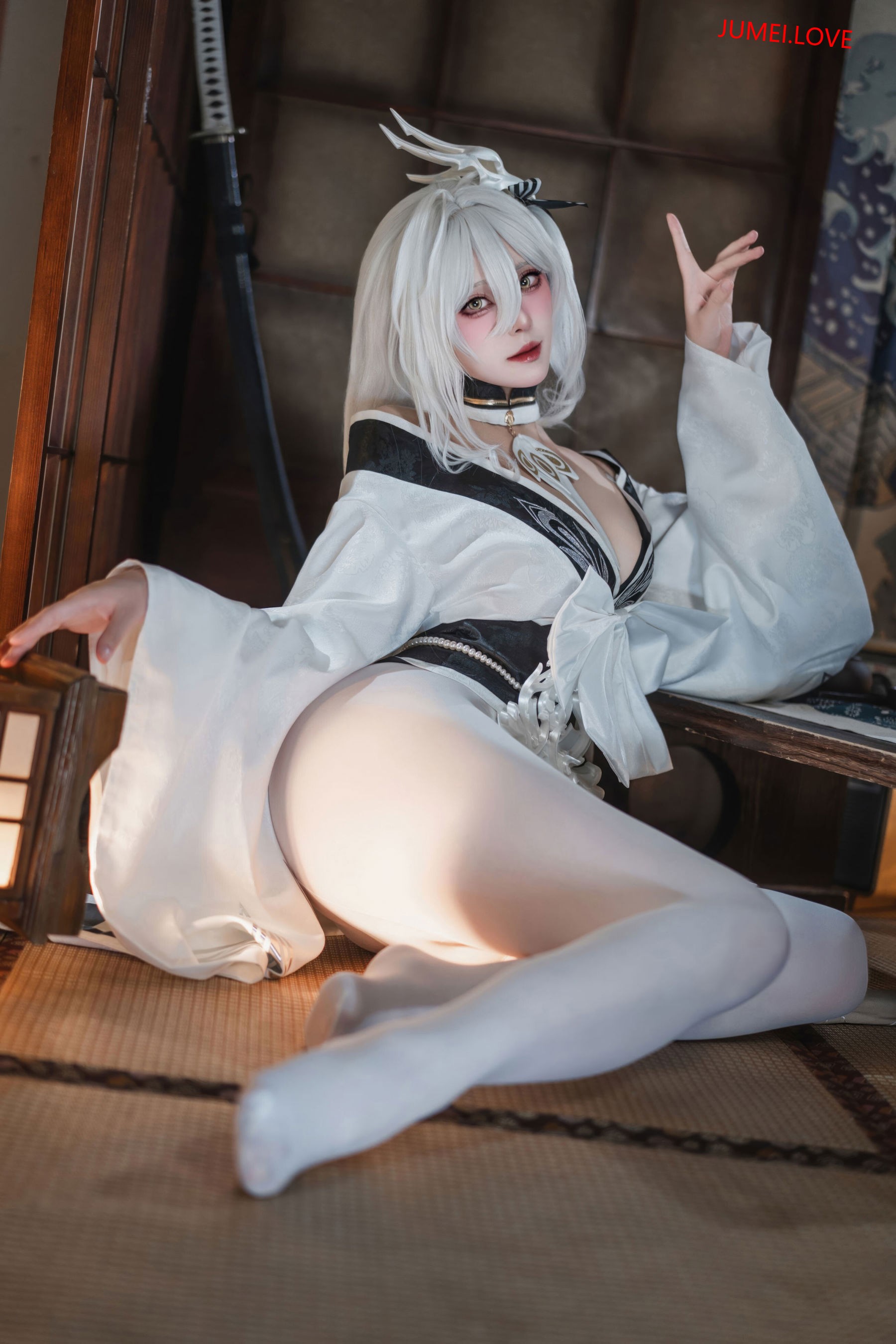 Natsuko夏夏子 - 碧蓝航线 白凤 和服 第16张