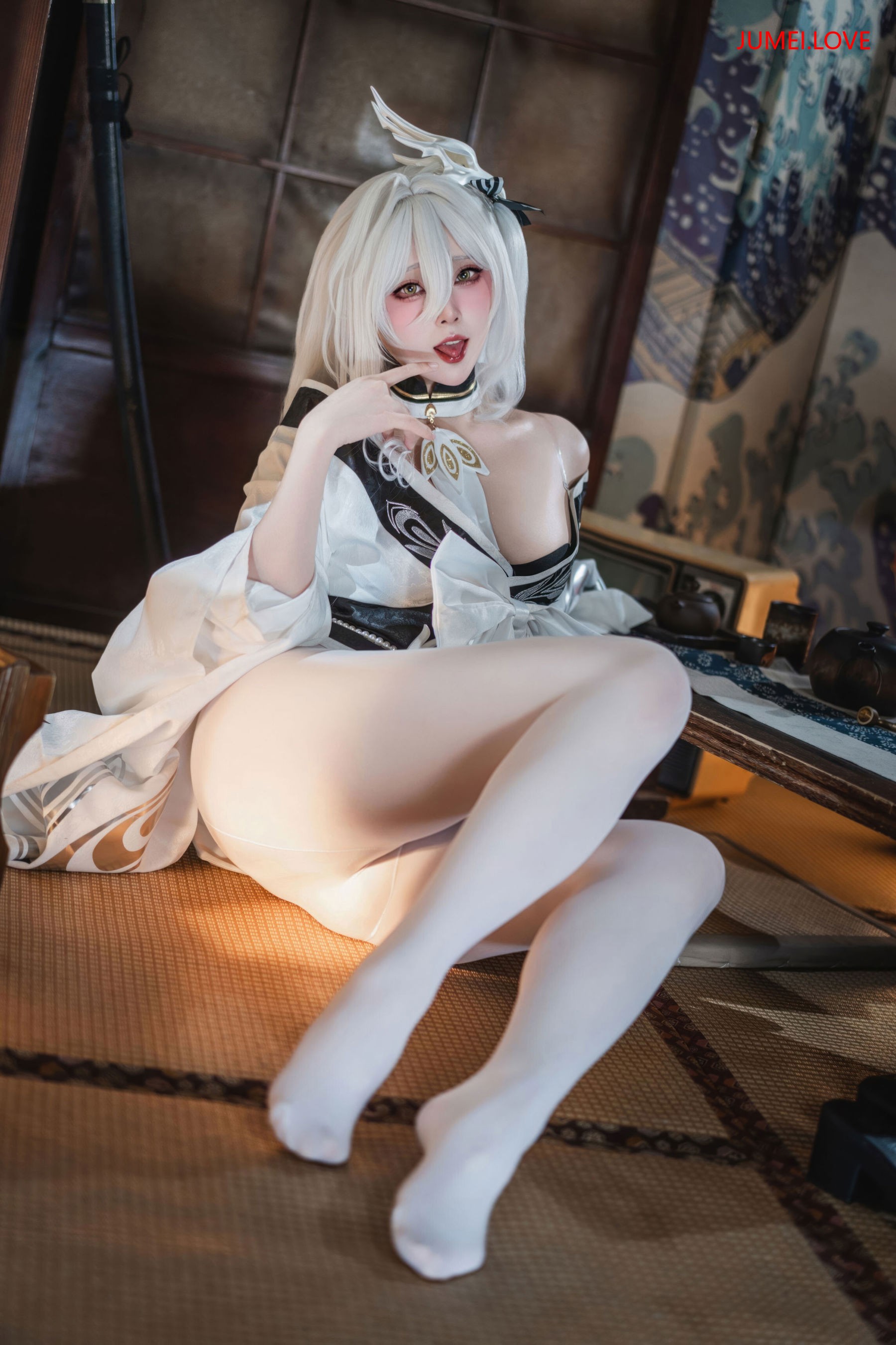 Natsuko夏夏子 - 碧蓝航线 白凤 和服 第19张