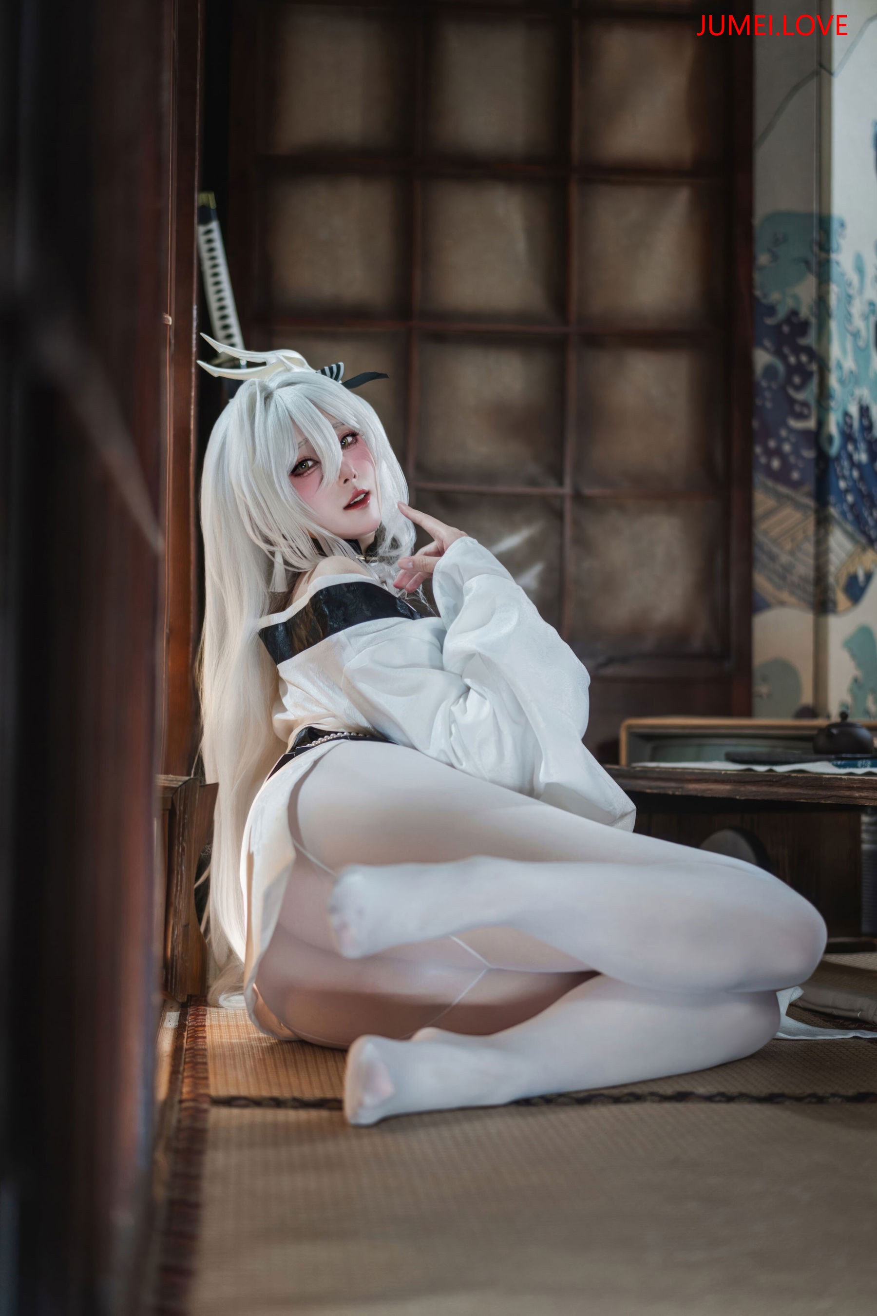 Natsuko夏夏子 - 碧蓝航线 白凤 和服 第24张