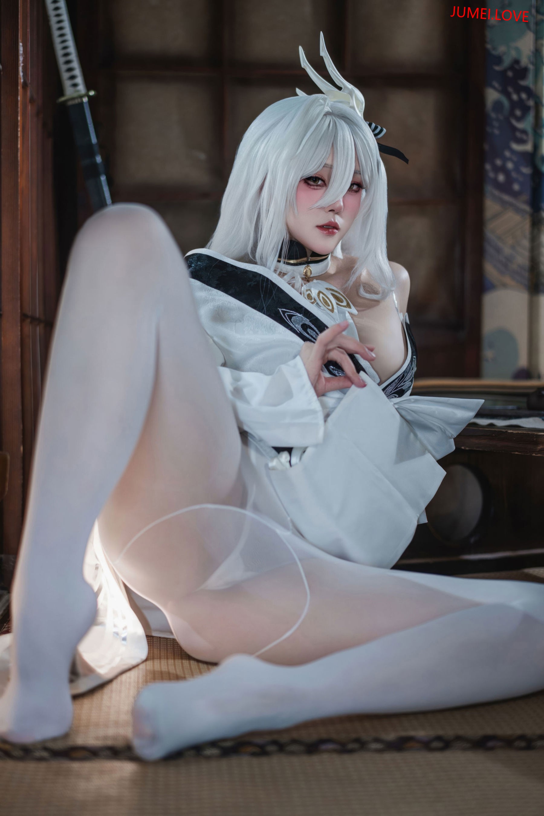 Natsuko夏夏子 - 碧蓝航线 白凤 和服 第26张