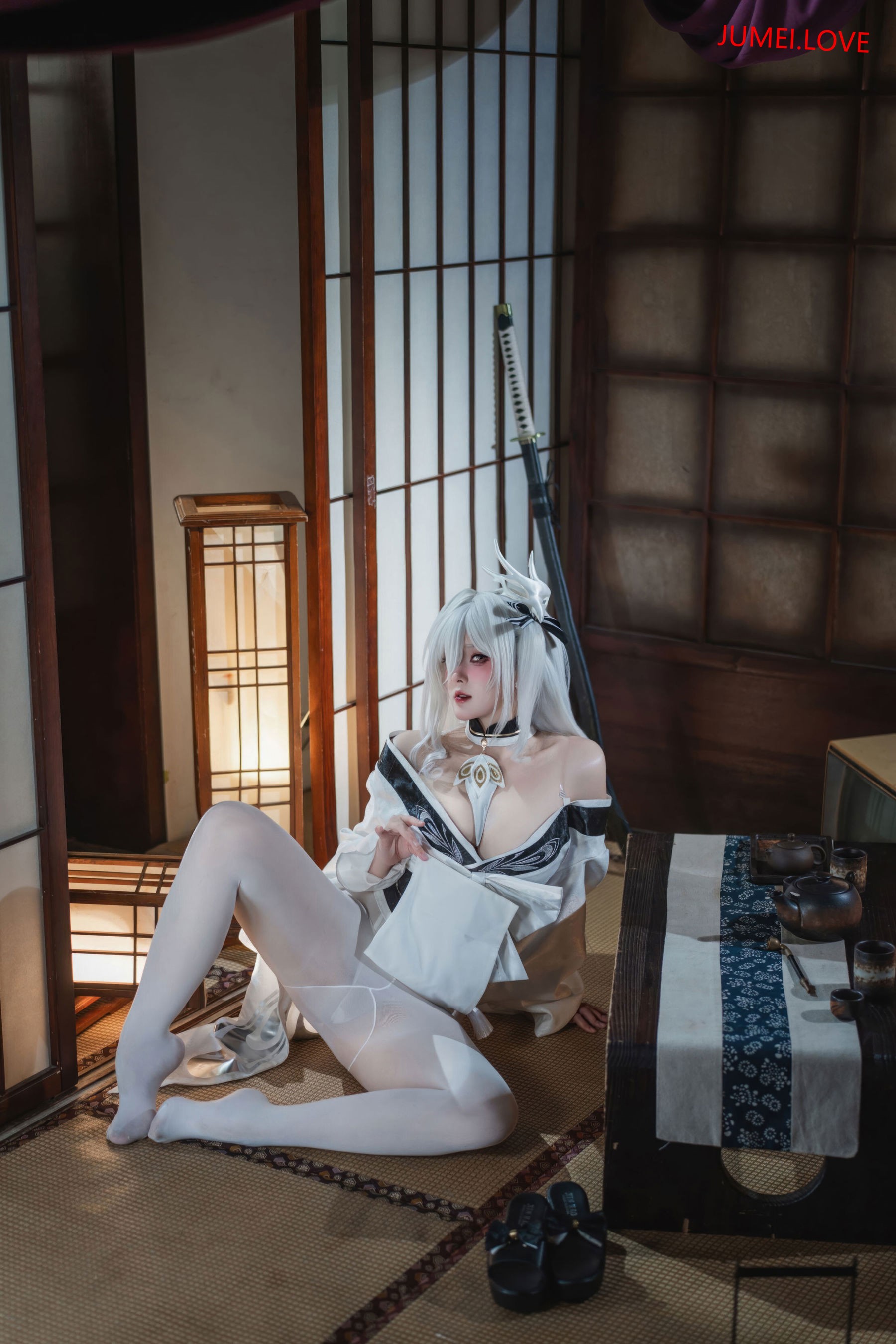 Natsuko夏夏子 - 碧蓝航线 白凤 和服 第28张