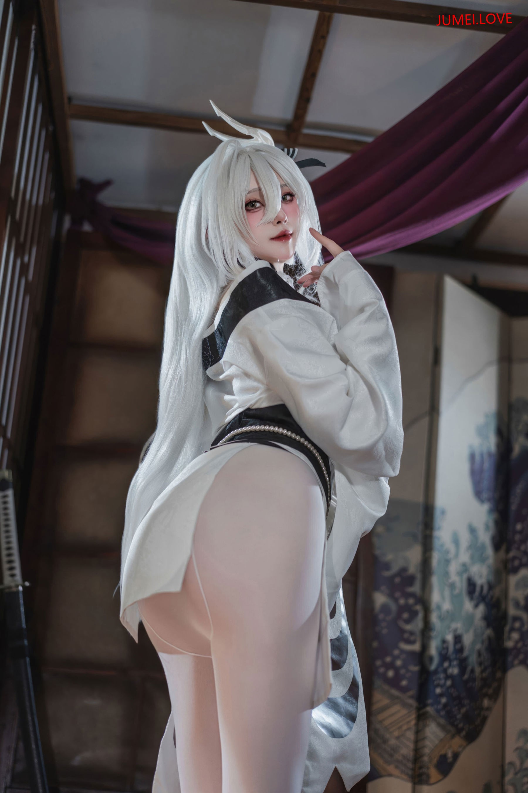 Natsuko夏夏子 - 碧蓝航线 白凤 和服 第3张