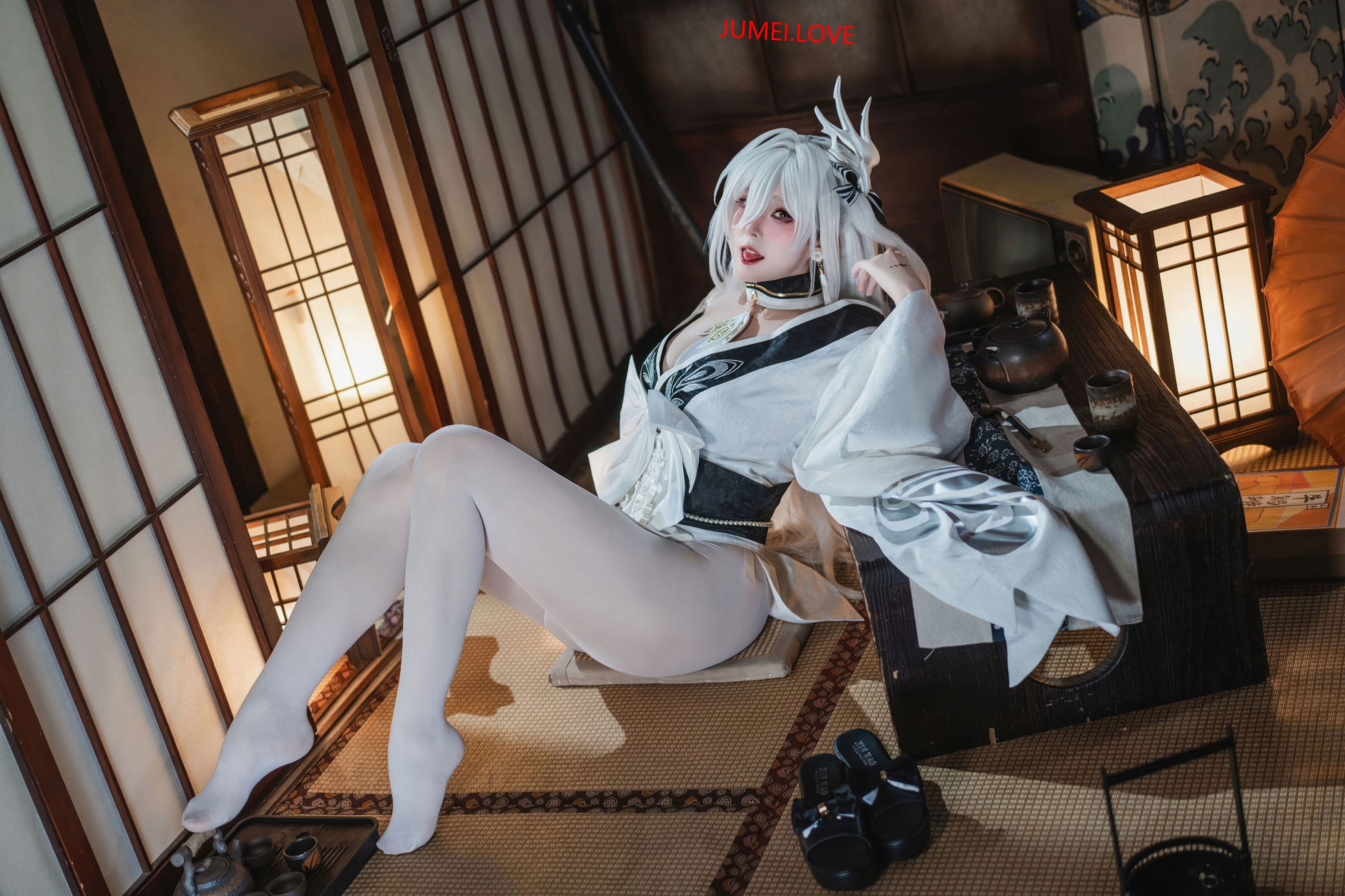 Natsuko夏夏子 - 碧蓝航线 白凤 和服 第32张