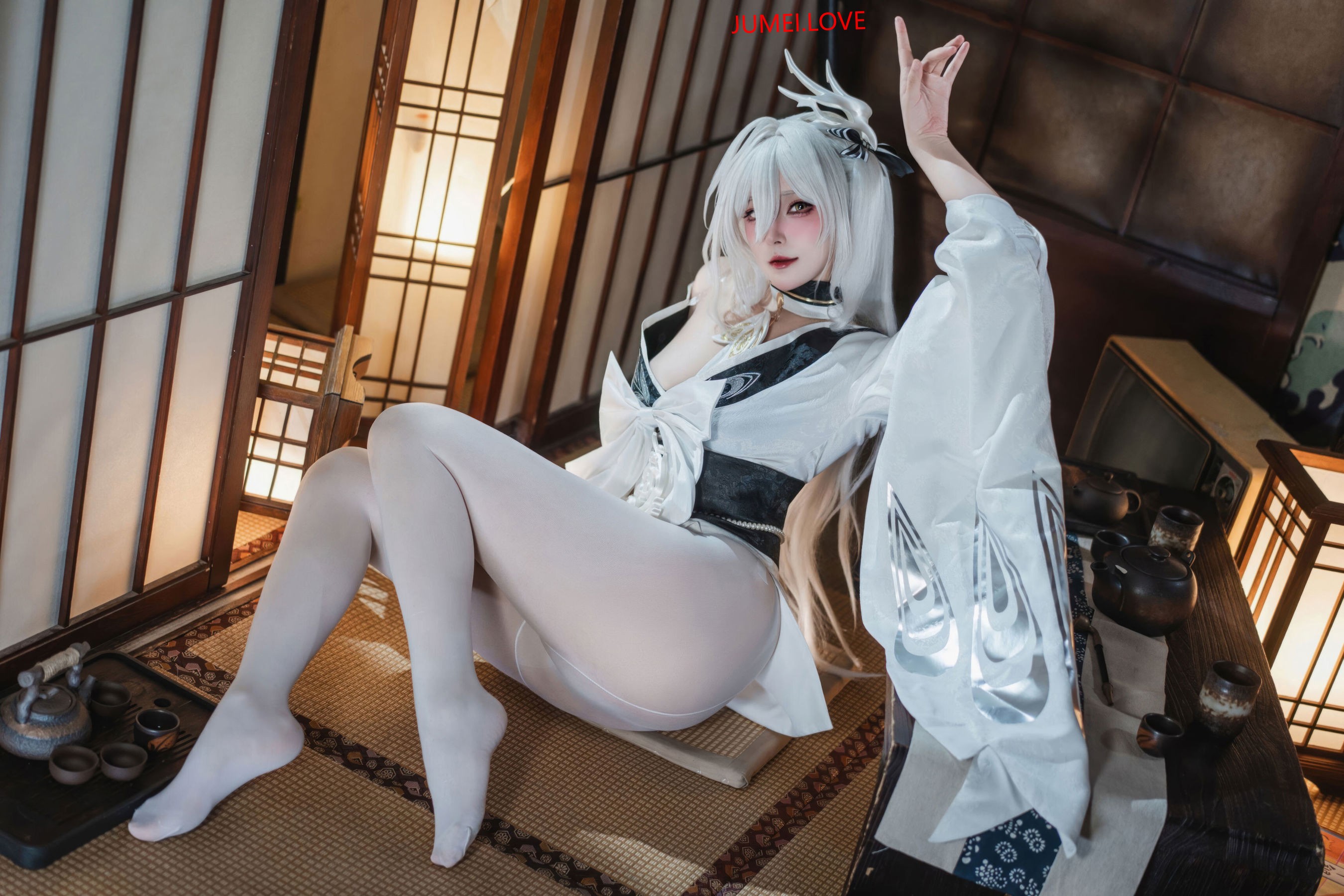Natsuko夏夏子 - 碧蓝航线 白凤 和服 第33张