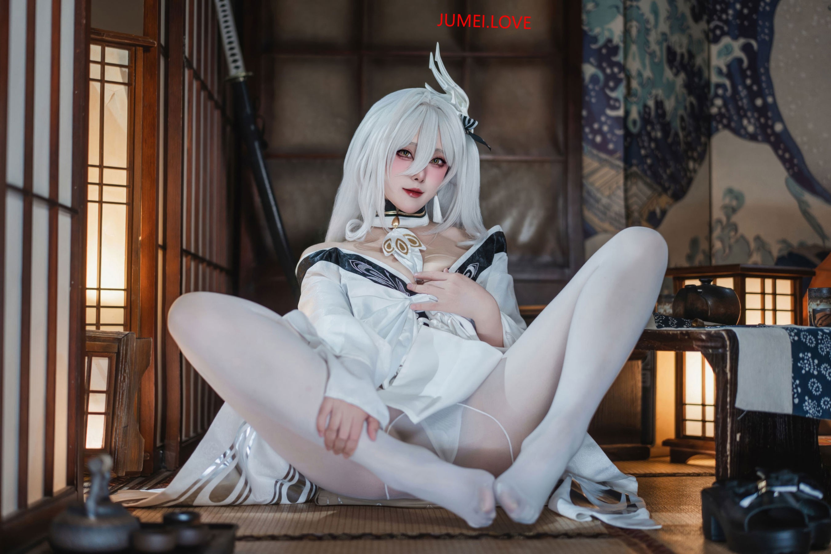 Natsuko夏夏子 - 碧蓝航线 白凤 和服 第34张
