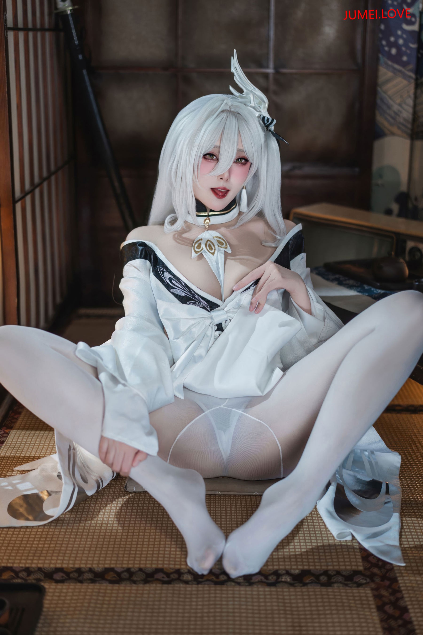 Natsuko夏夏子 - 碧蓝航线 白凤 和服 第35张