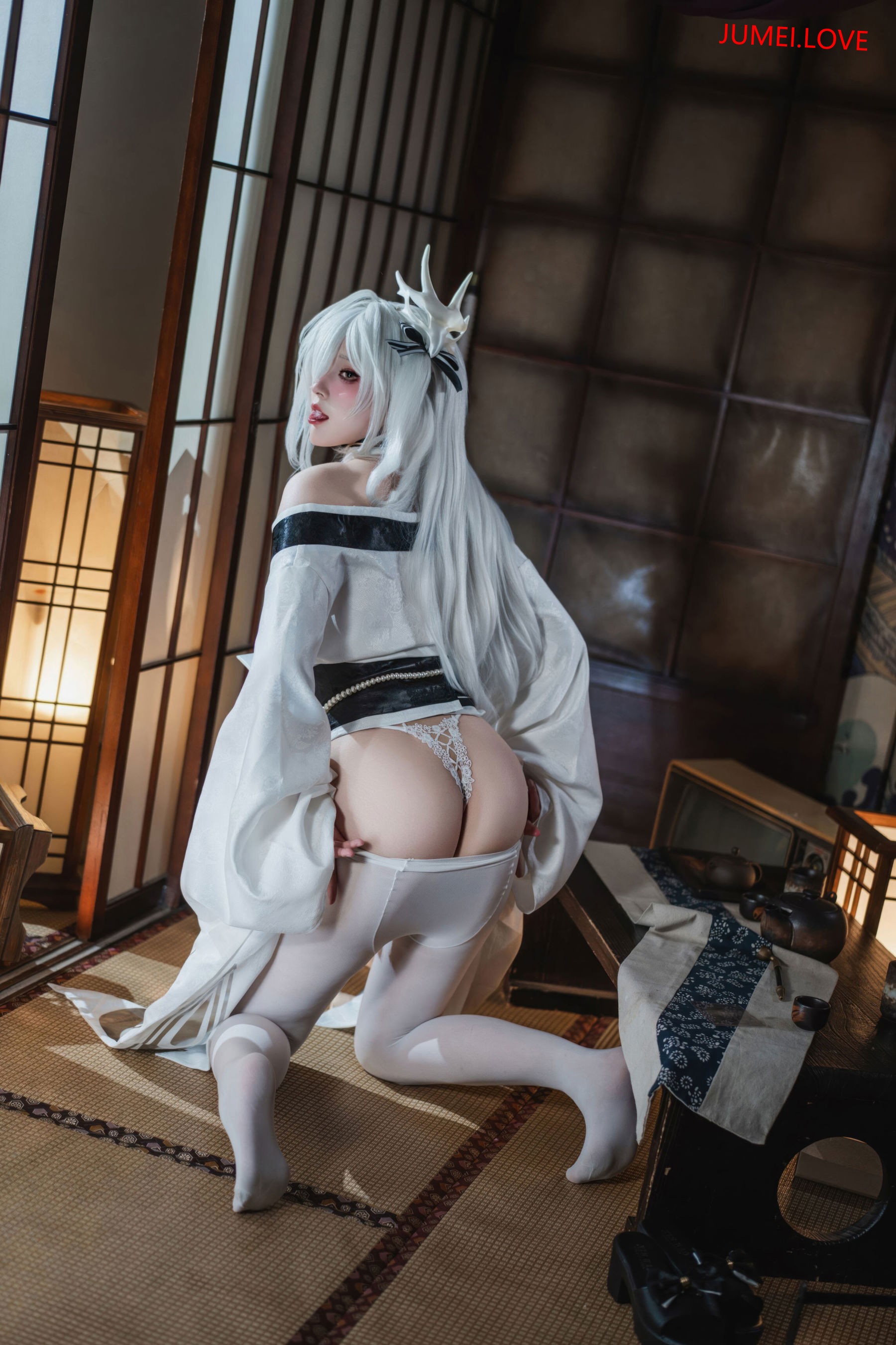Natsuko夏夏子 - 碧蓝航线 白凤 和服 第57张