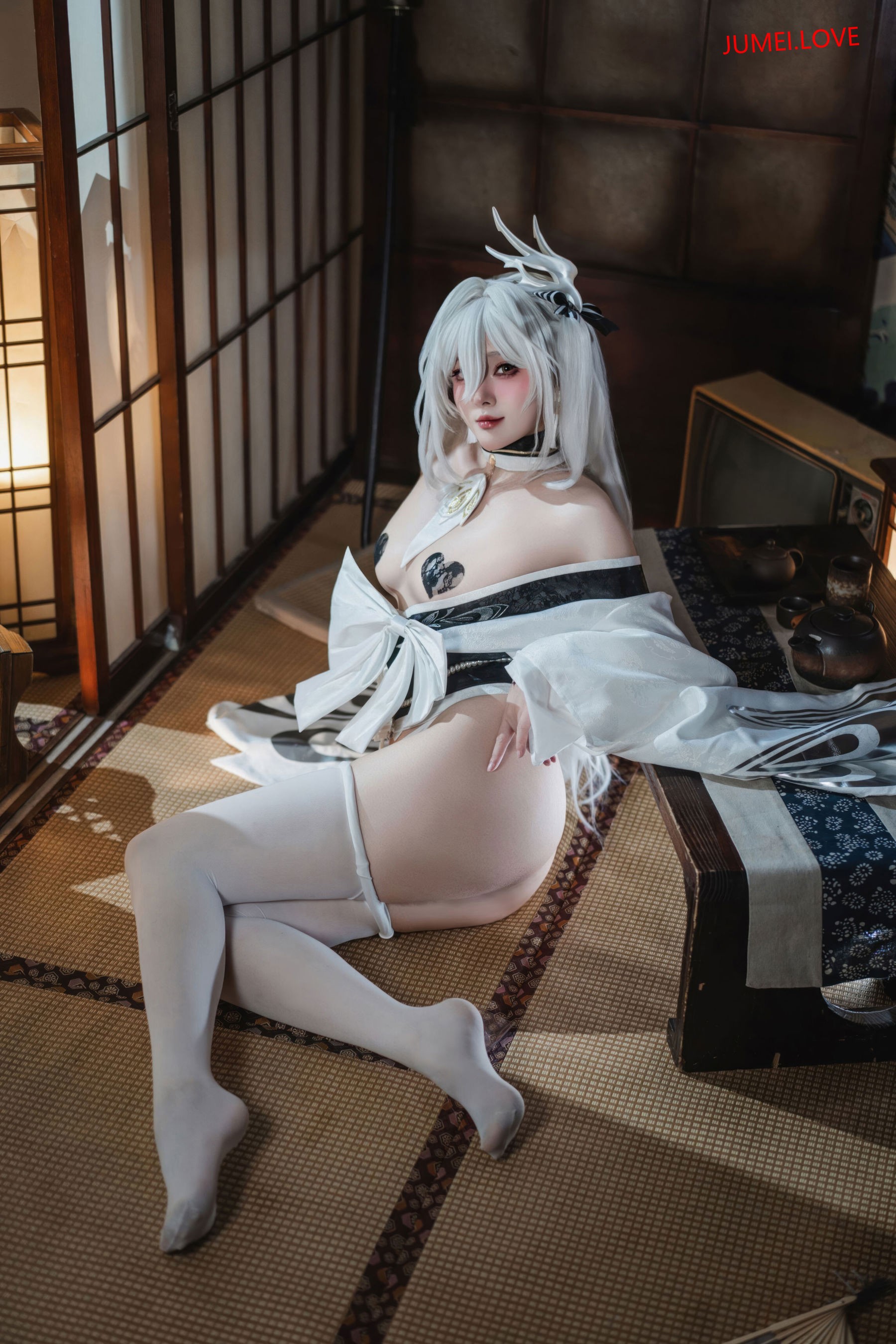 Natsuko夏夏子 - 碧蓝航线 白凤 和服 第60张