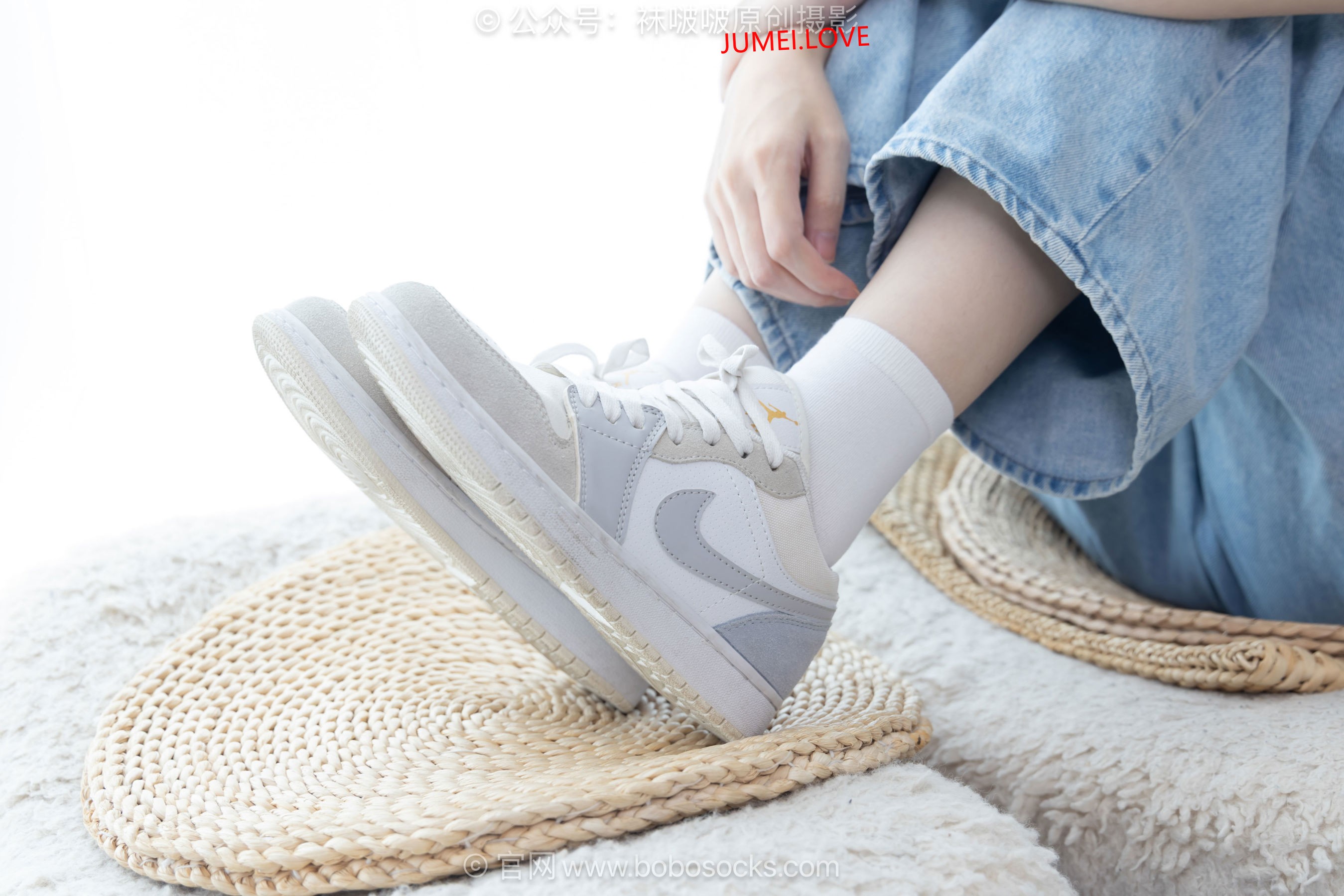 BoBoSocks袜啵啵 No.708 小甜豆 - 板鞋、纯白棉袜、裸足 第103张