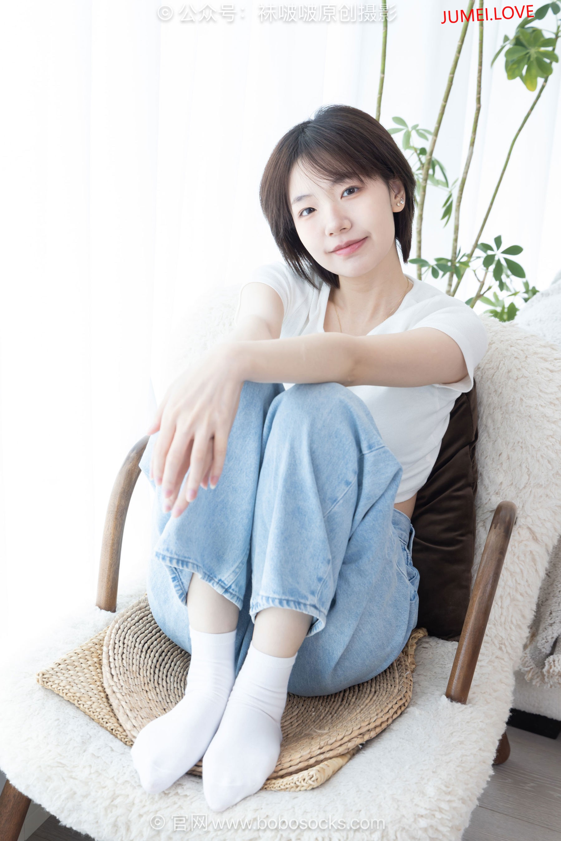 BoBoSocks袜啵啵 No.708 小甜豆 - 板鞋、纯白棉袜、裸足 第109张