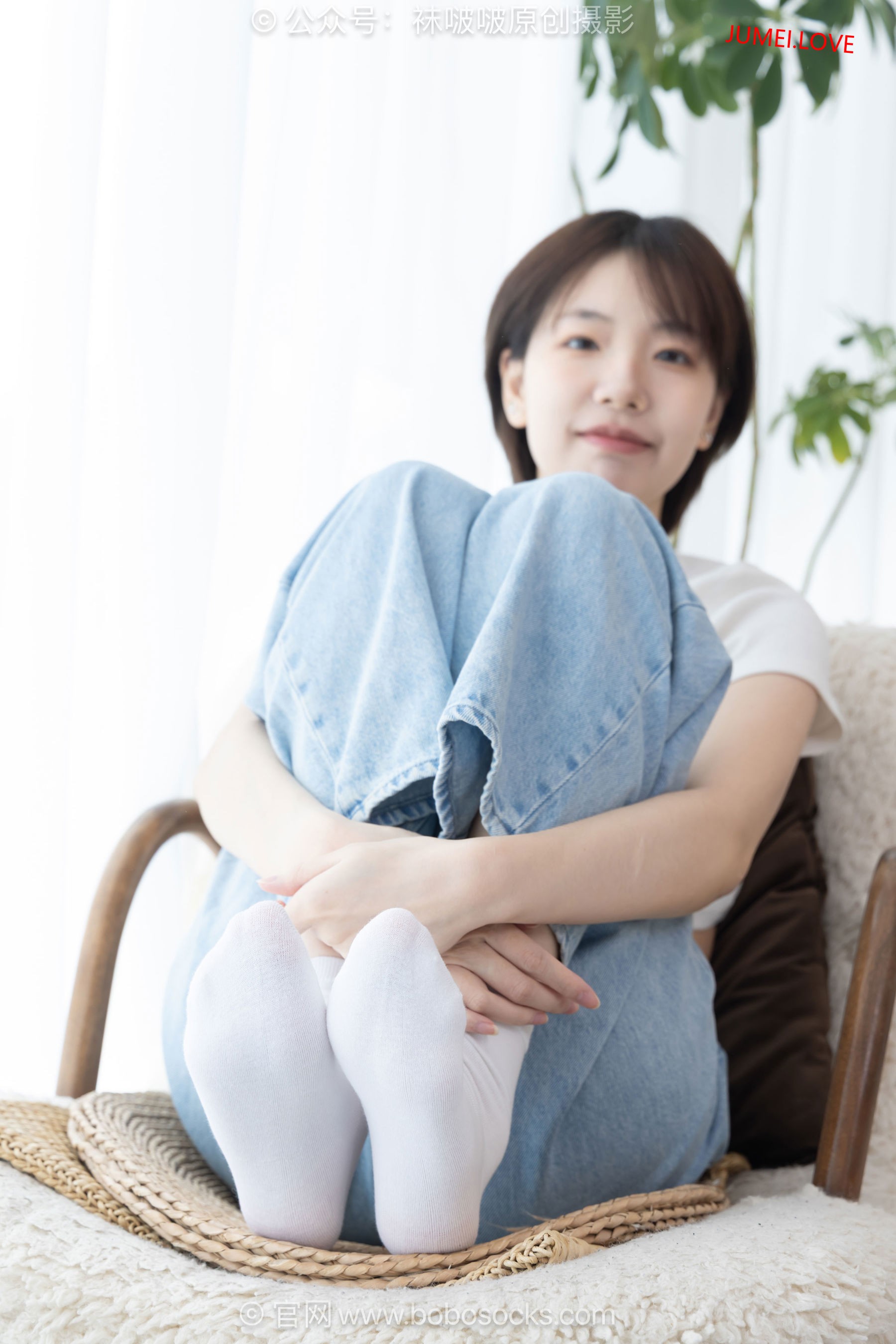 BoBoSocks袜啵啵 No.708 小甜豆 - 板鞋、纯白棉袜、裸足 第118张