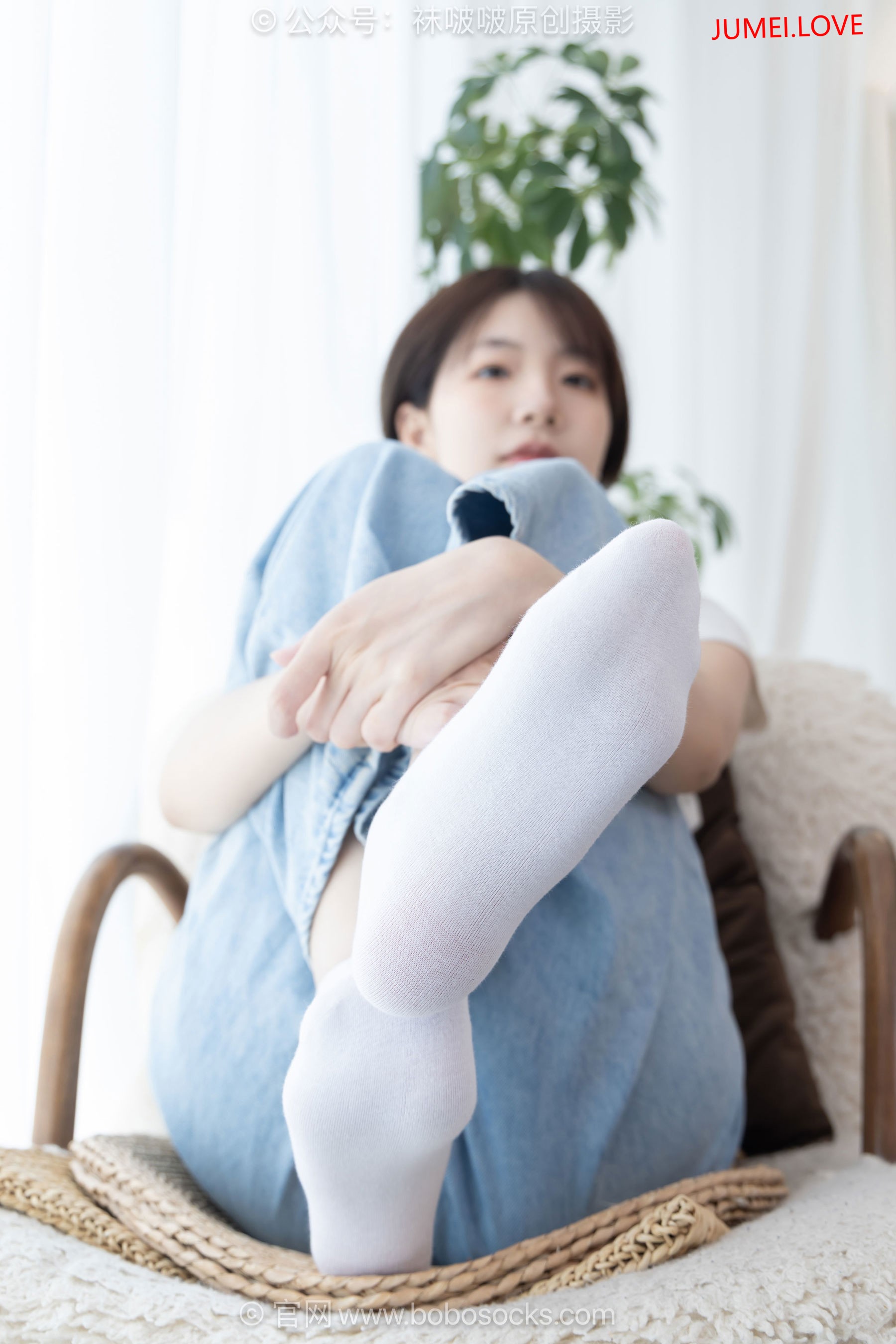 BoBoSocks袜啵啵 No.708 小甜豆 - 板鞋、纯白棉袜、裸足 第120张