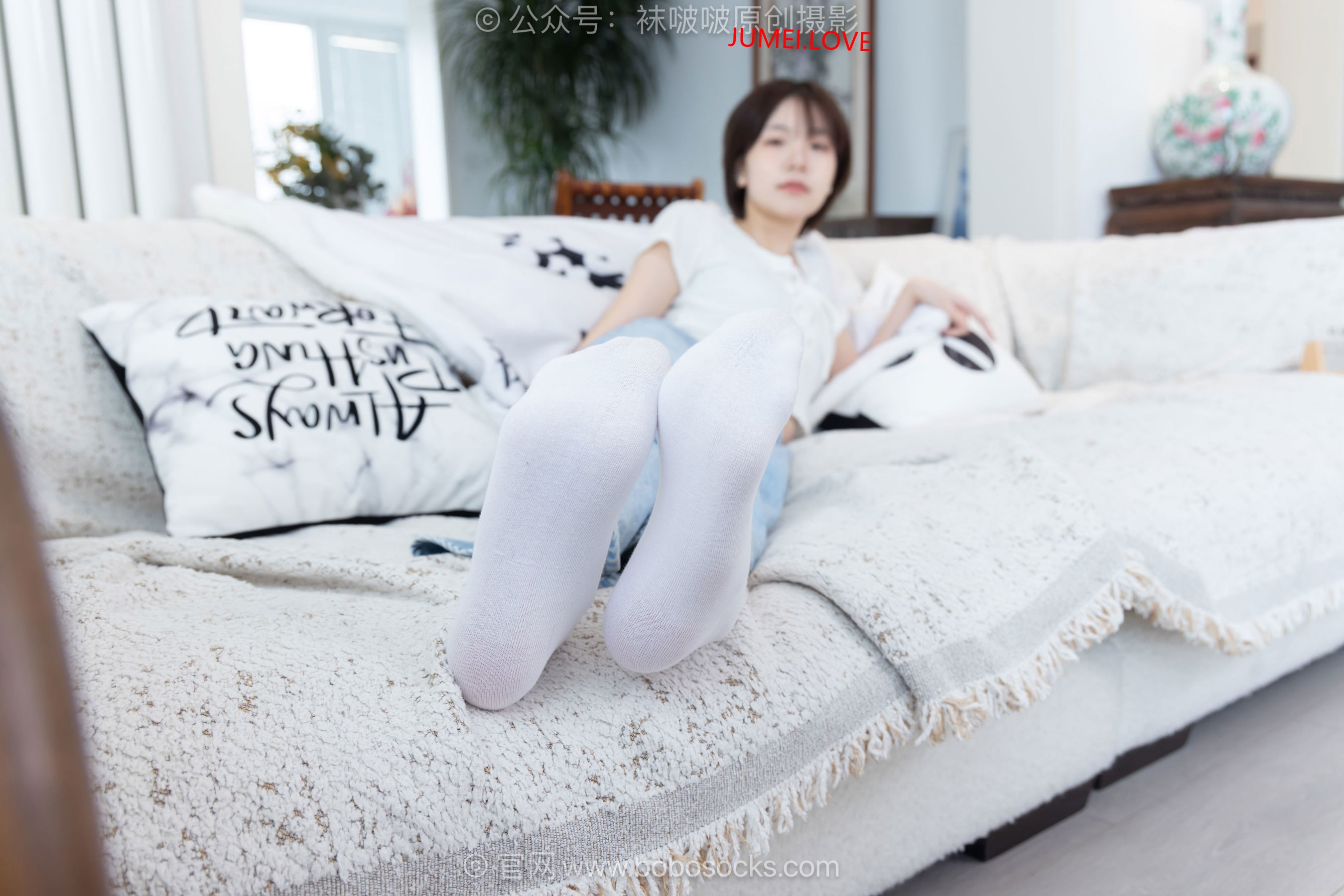 BoBoSocks袜啵啵 No.708 小甜豆 - 板鞋、纯白棉袜、裸足 第140张