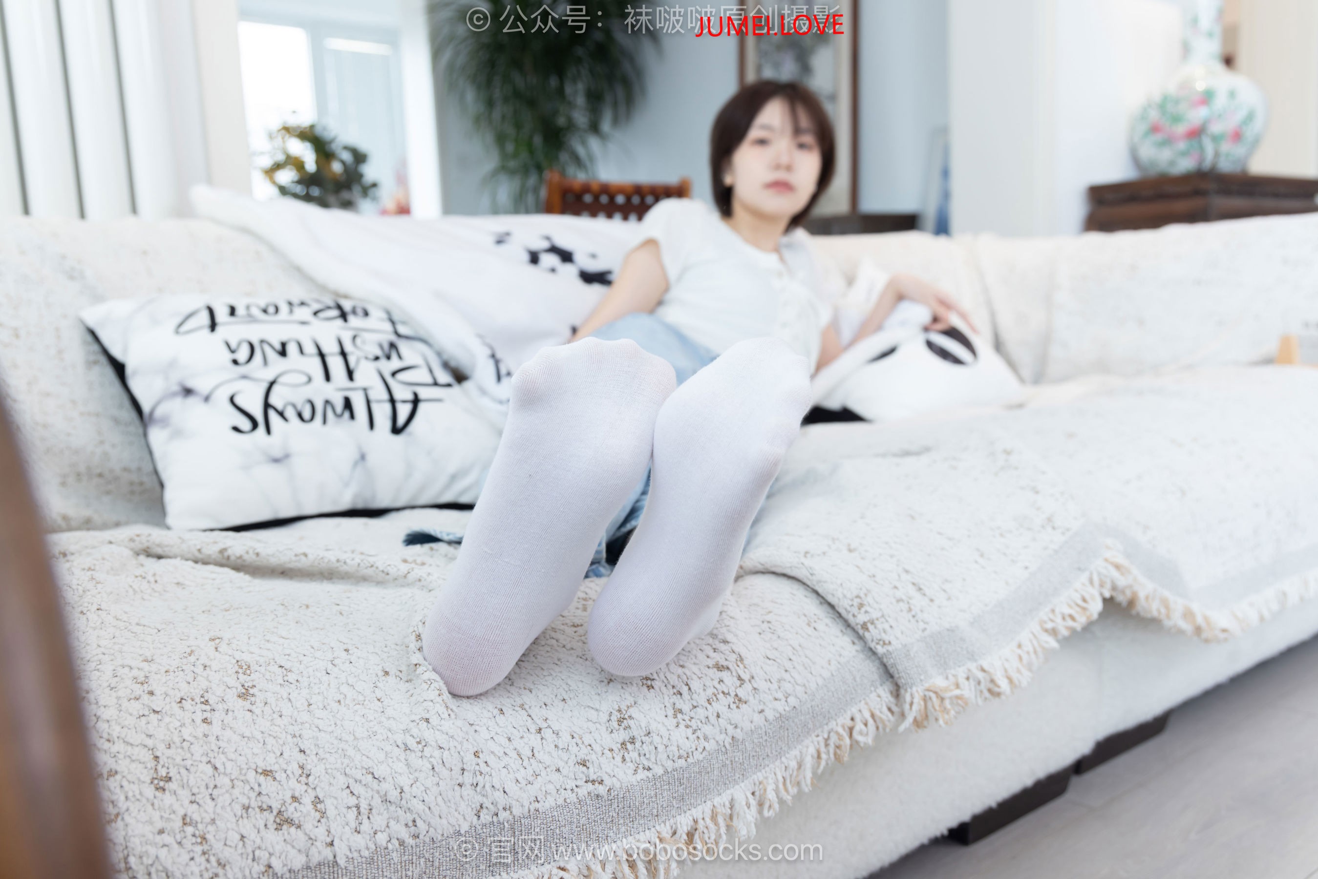 BoBoSocks袜啵啵 No.708 小甜豆 - 板鞋、纯白棉袜、裸足 第141张