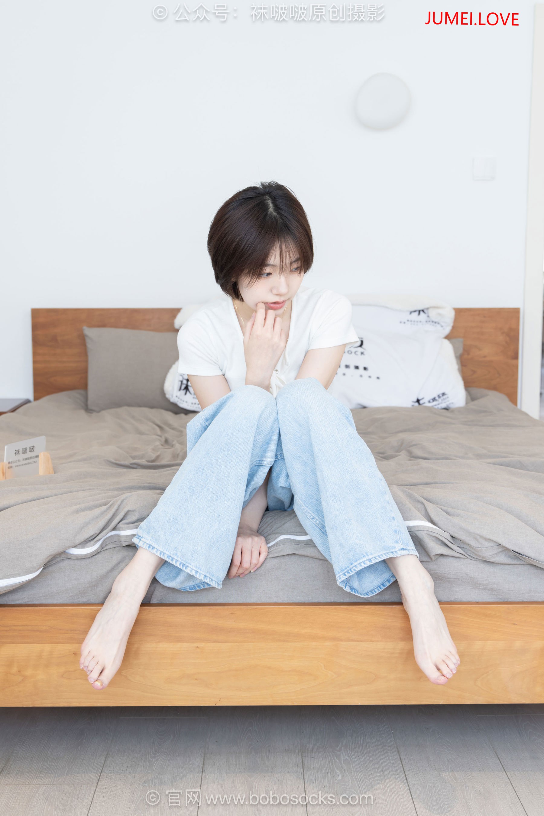 BoBoSocks袜啵啵 No.708 小甜豆 - 板鞋、纯白棉袜、裸足 第167张