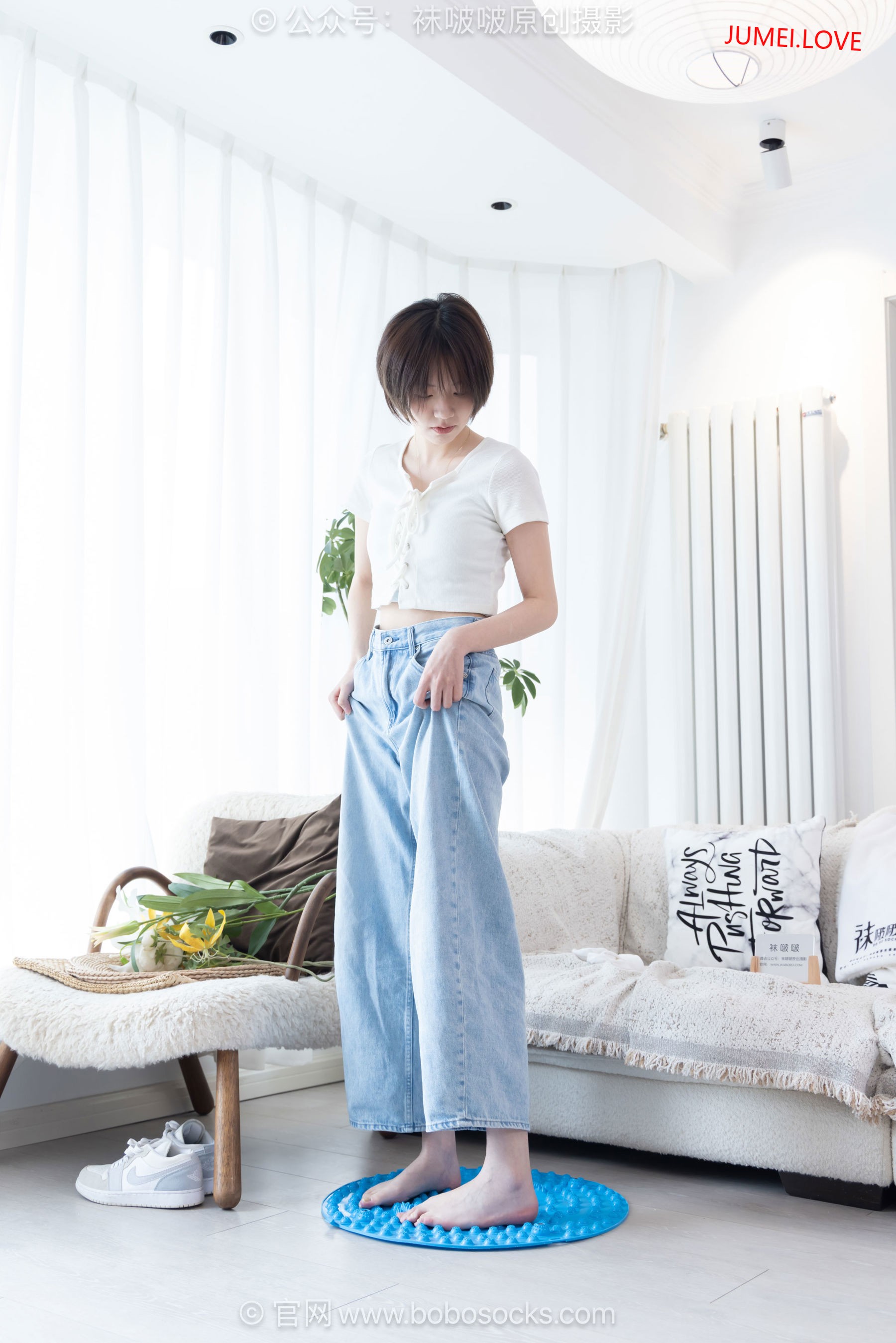 BoBoSocks袜啵啵 No.708 小甜豆 - 板鞋、纯白棉袜、裸足 第27张