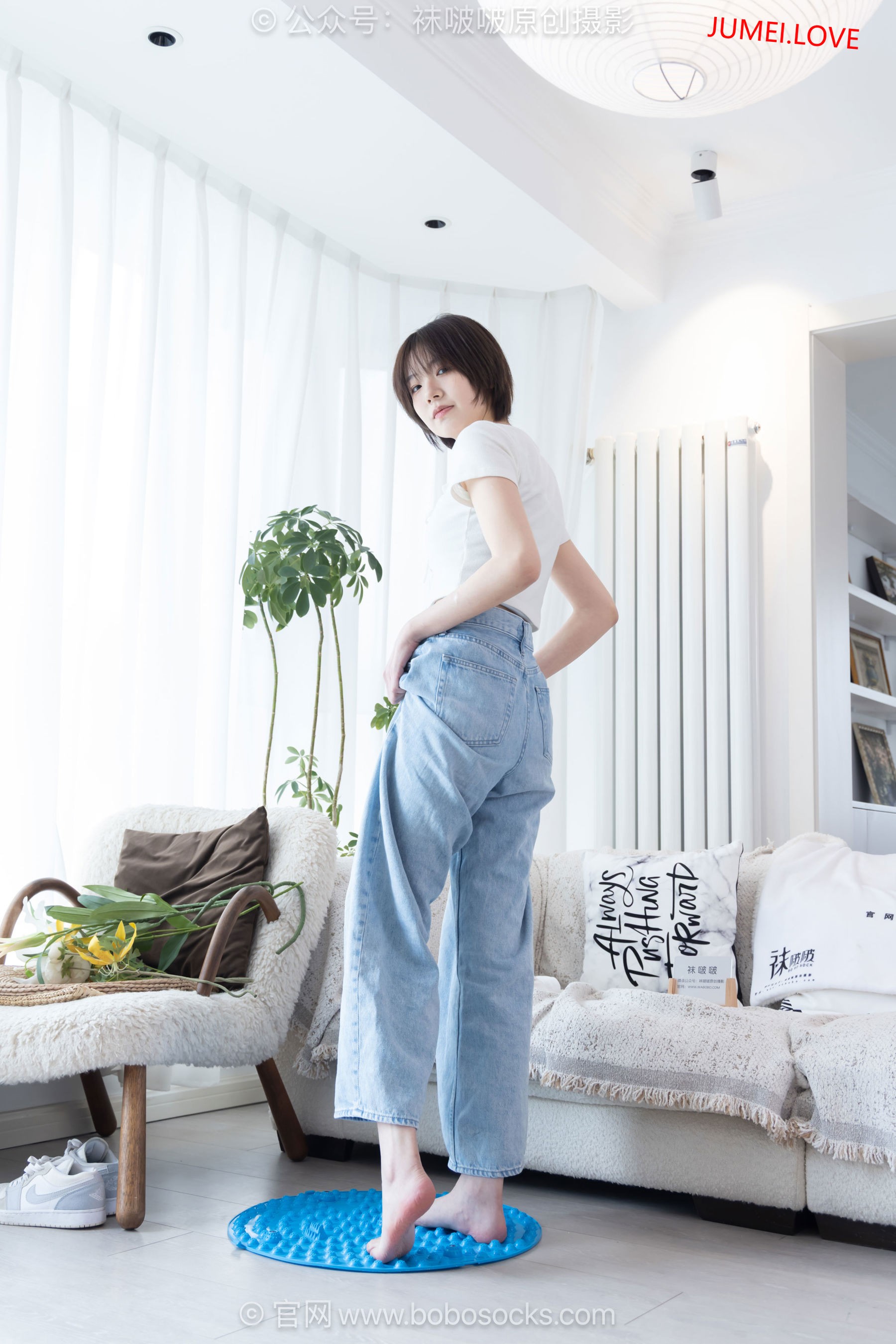 BoBoSocks袜啵啵 No.708 小甜豆 - 板鞋、纯白棉袜、裸足 第28张