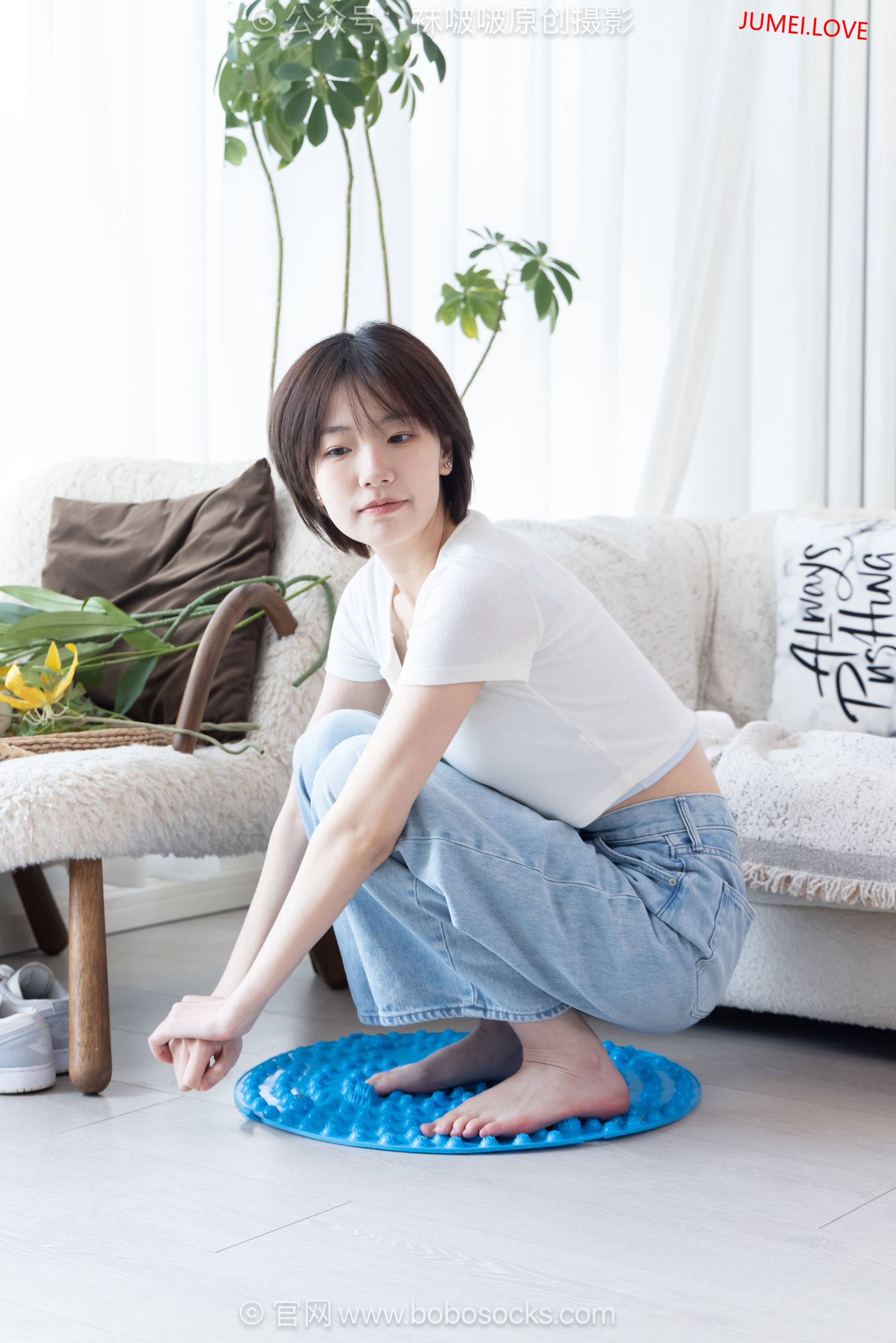 BoBoSocks袜啵啵 No.708 小甜豆 - 板鞋、纯白棉袜、裸足 第29张