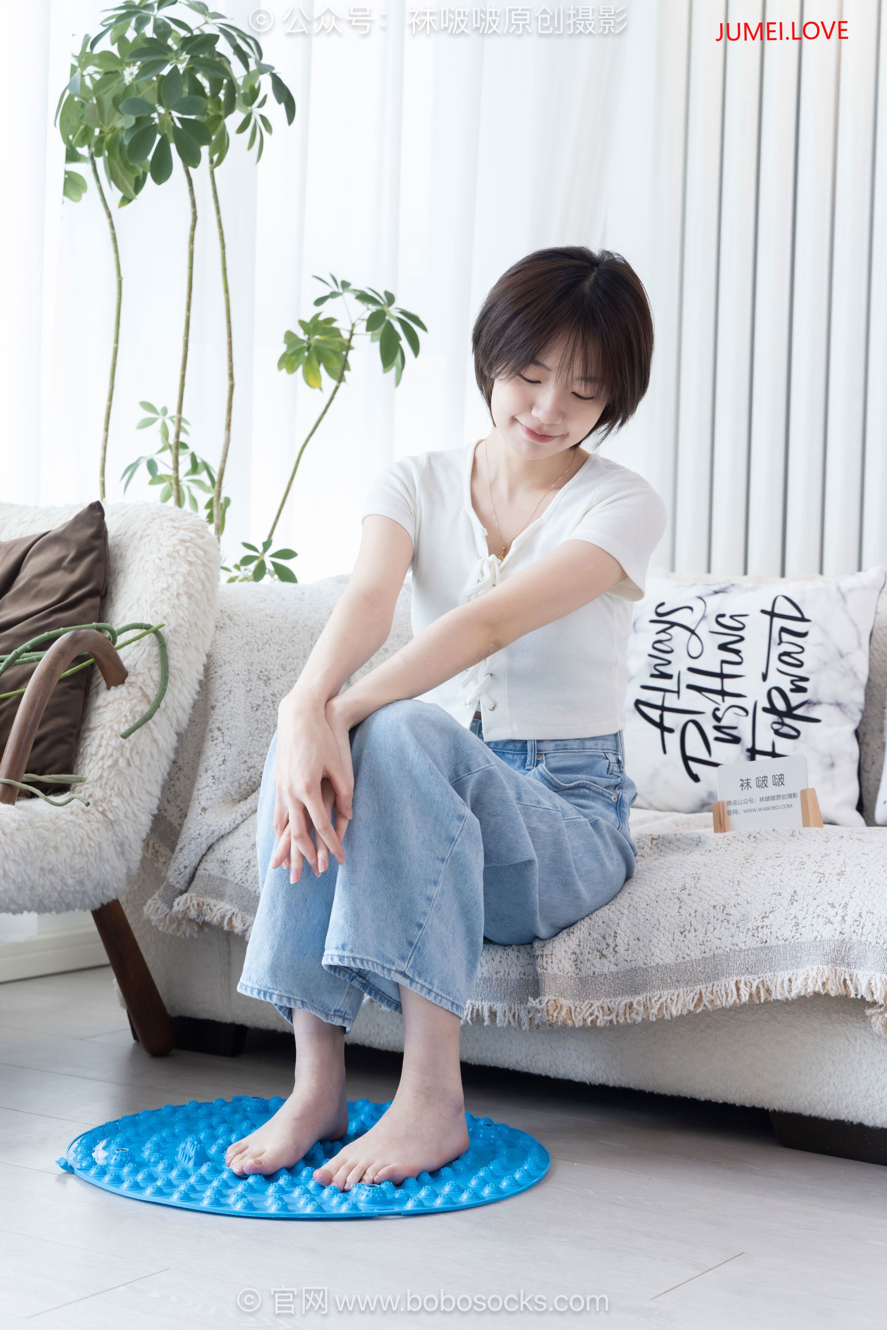 BoBoSocks袜啵啵 No.708 小甜豆 - 板鞋、纯白棉袜、裸足 第31张