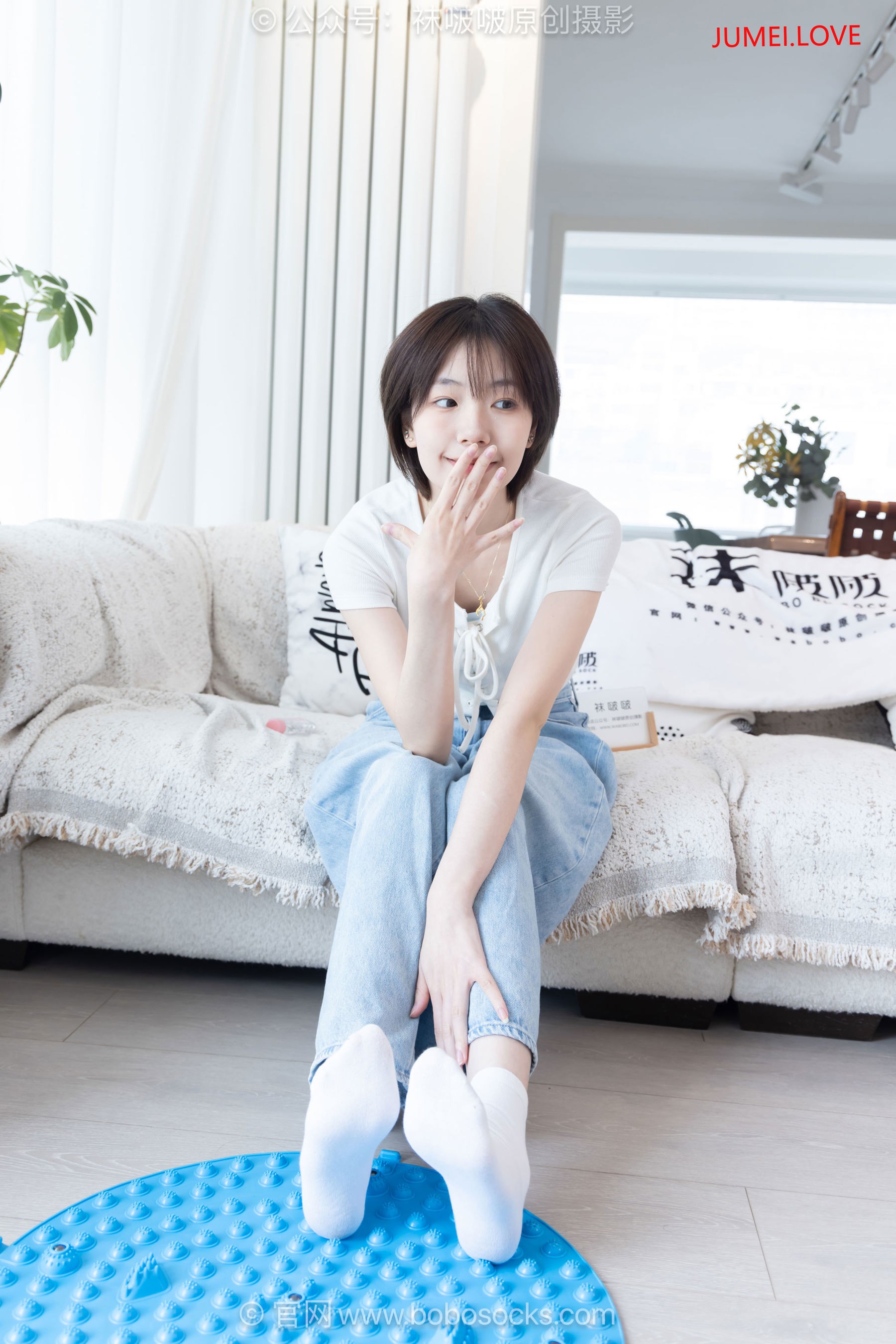 BoBoSocks袜啵啵 No.708 小甜豆 - 板鞋、纯白棉袜、裸足 第70张