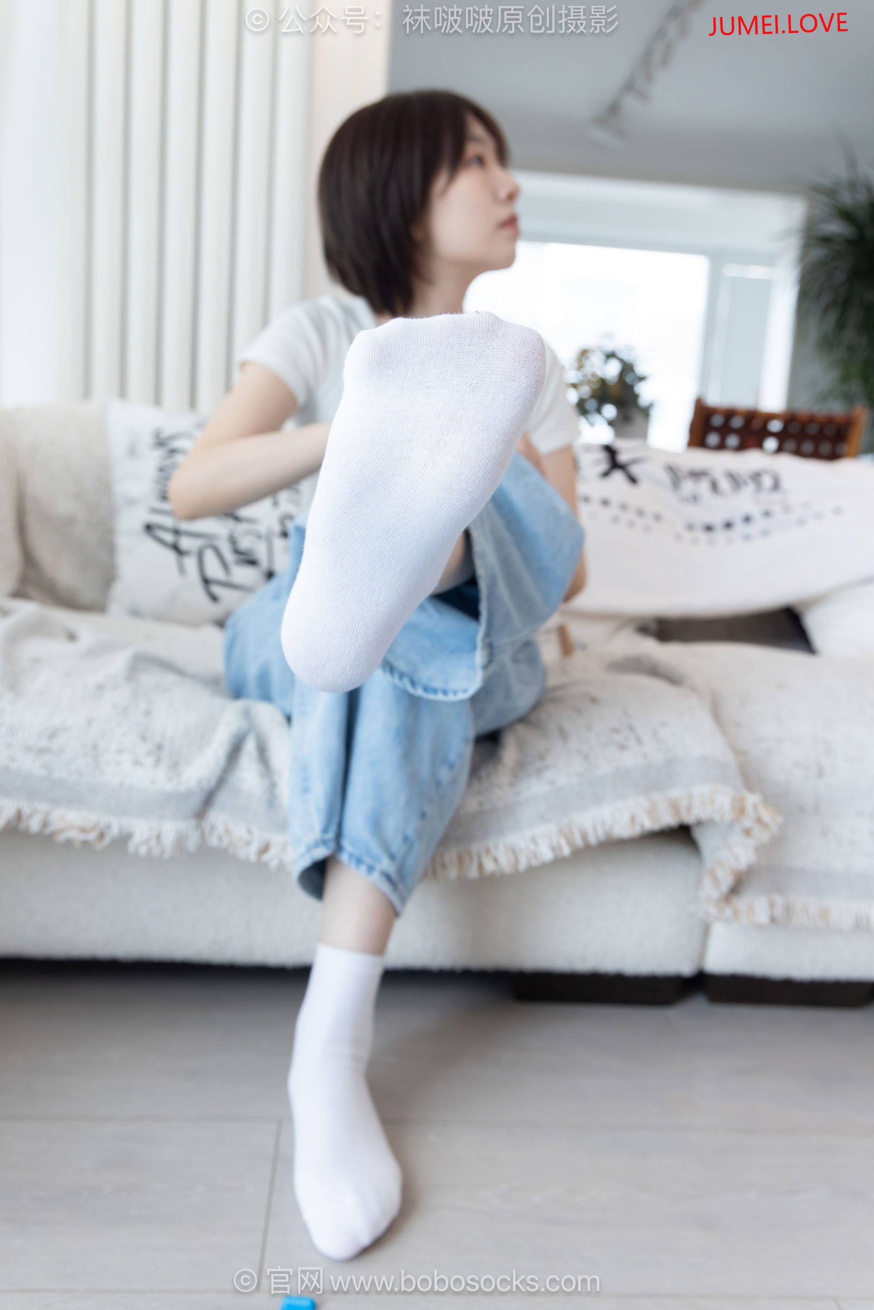 BoBoSocks袜啵啵 No.708 小甜豆 - 板鞋、纯白棉袜、裸足 第75张
