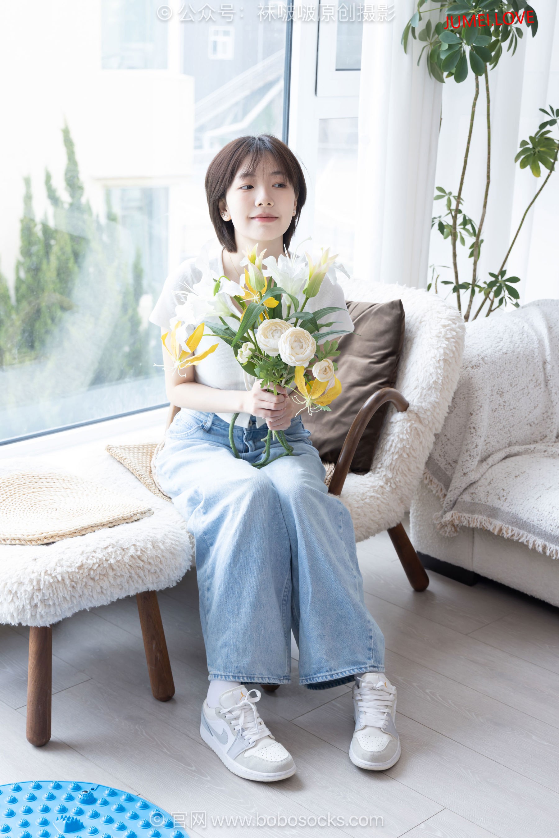 BoBoSocks袜啵啵 No.708 小甜豆 - 板鞋、纯白棉袜、裸足 第82张