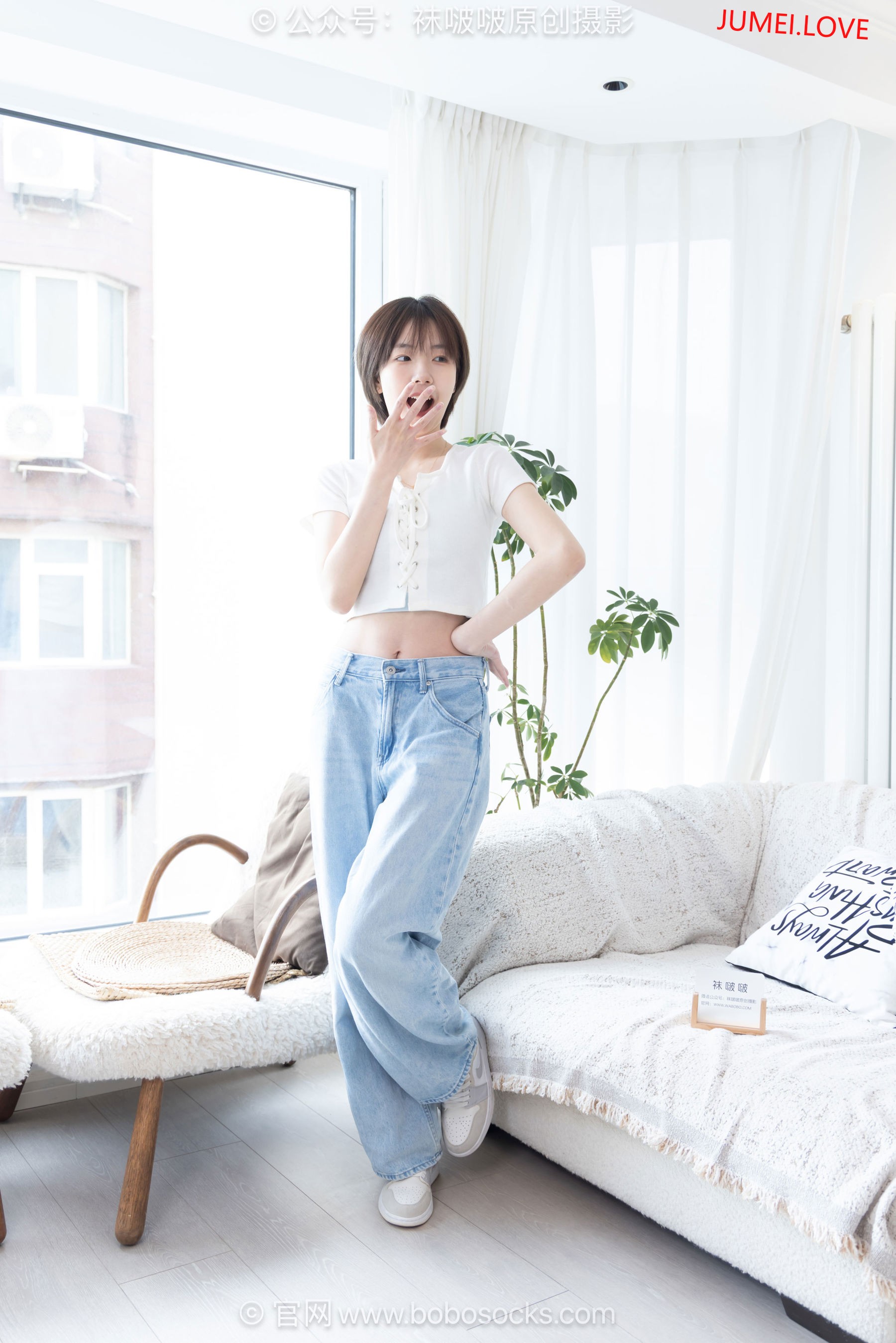 BoBoSocks袜啵啵 No.708 小甜豆 - 板鞋、纯白棉袜、裸足 第83张