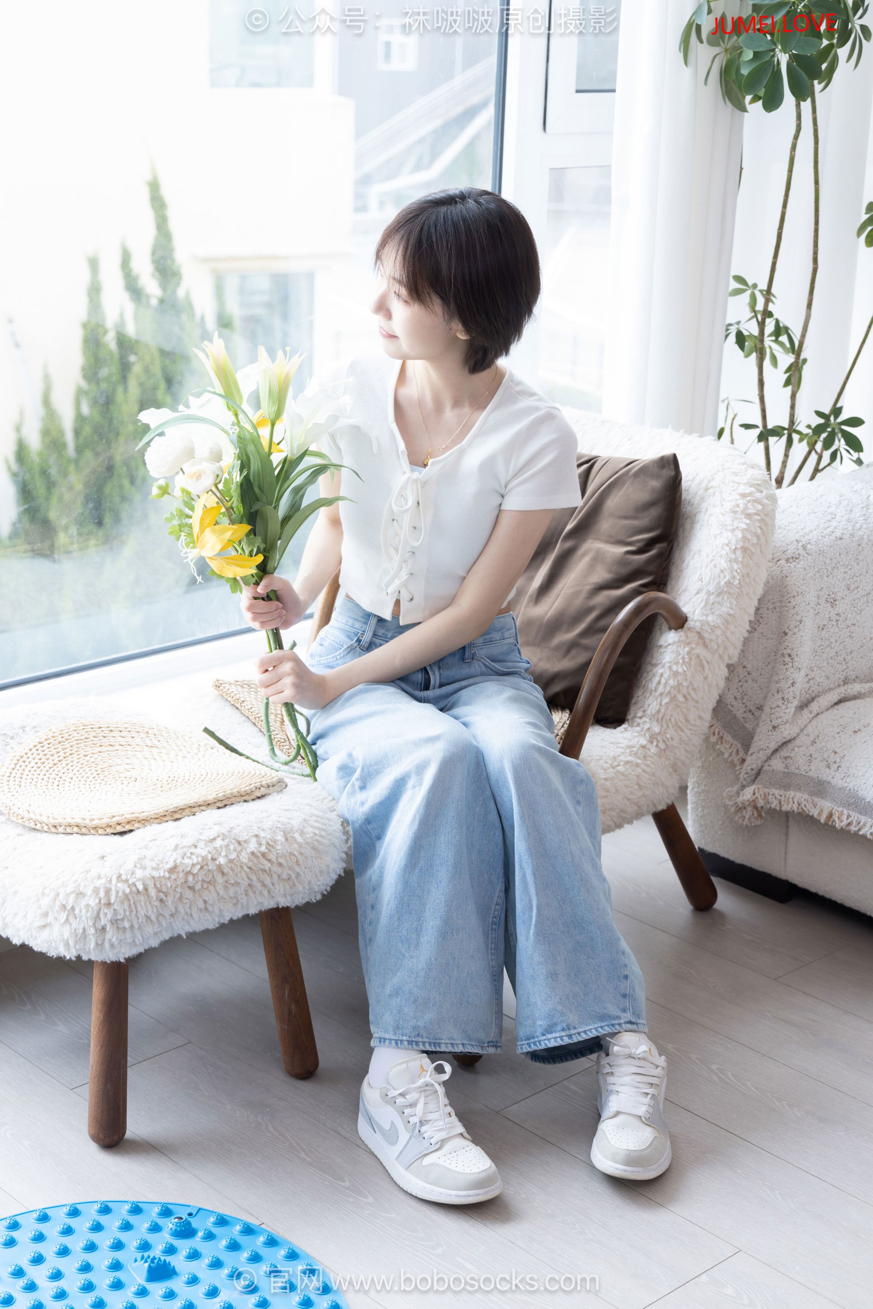 BoBoSocks袜啵啵 No.708 小甜豆 - 板鞋、纯白棉袜、裸足 第84张