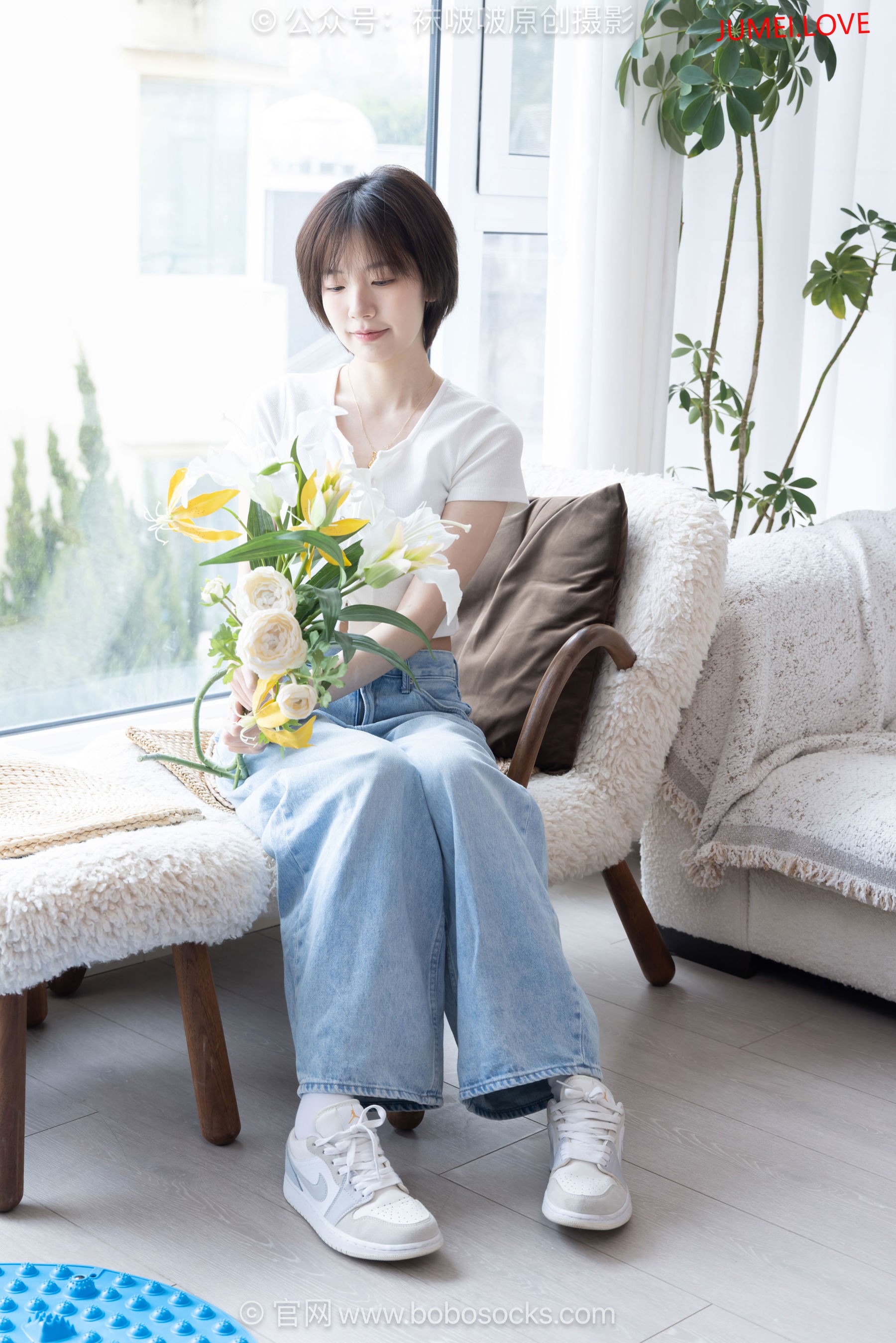 BoBoSocks袜啵啵 No.708 小甜豆 - 板鞋、纯白棉袜、裸足 第85张