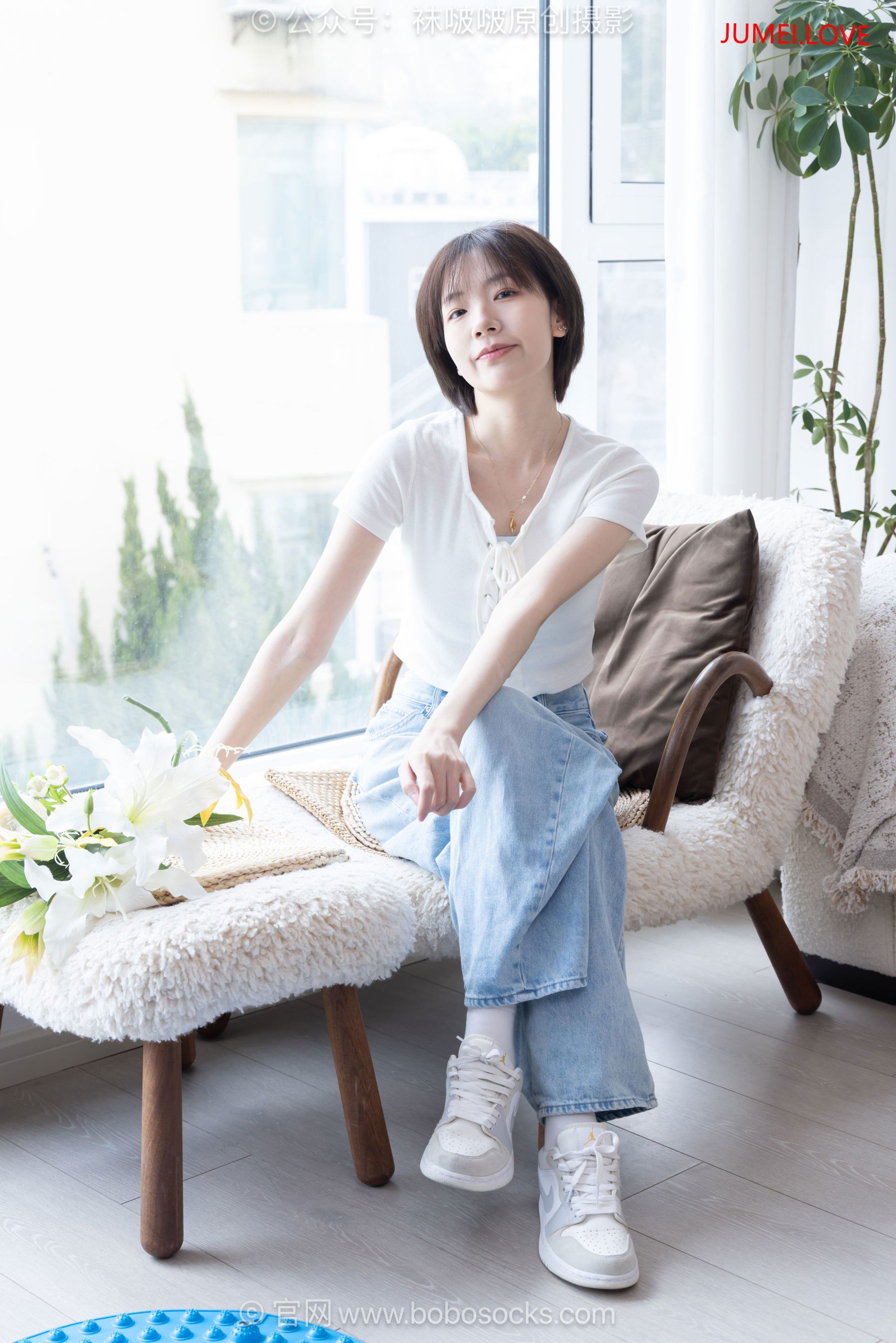 BoBoSocks袜啵啵 No.708 小甜豆 - 板鞋、纯白棉袜、裸足 第86张