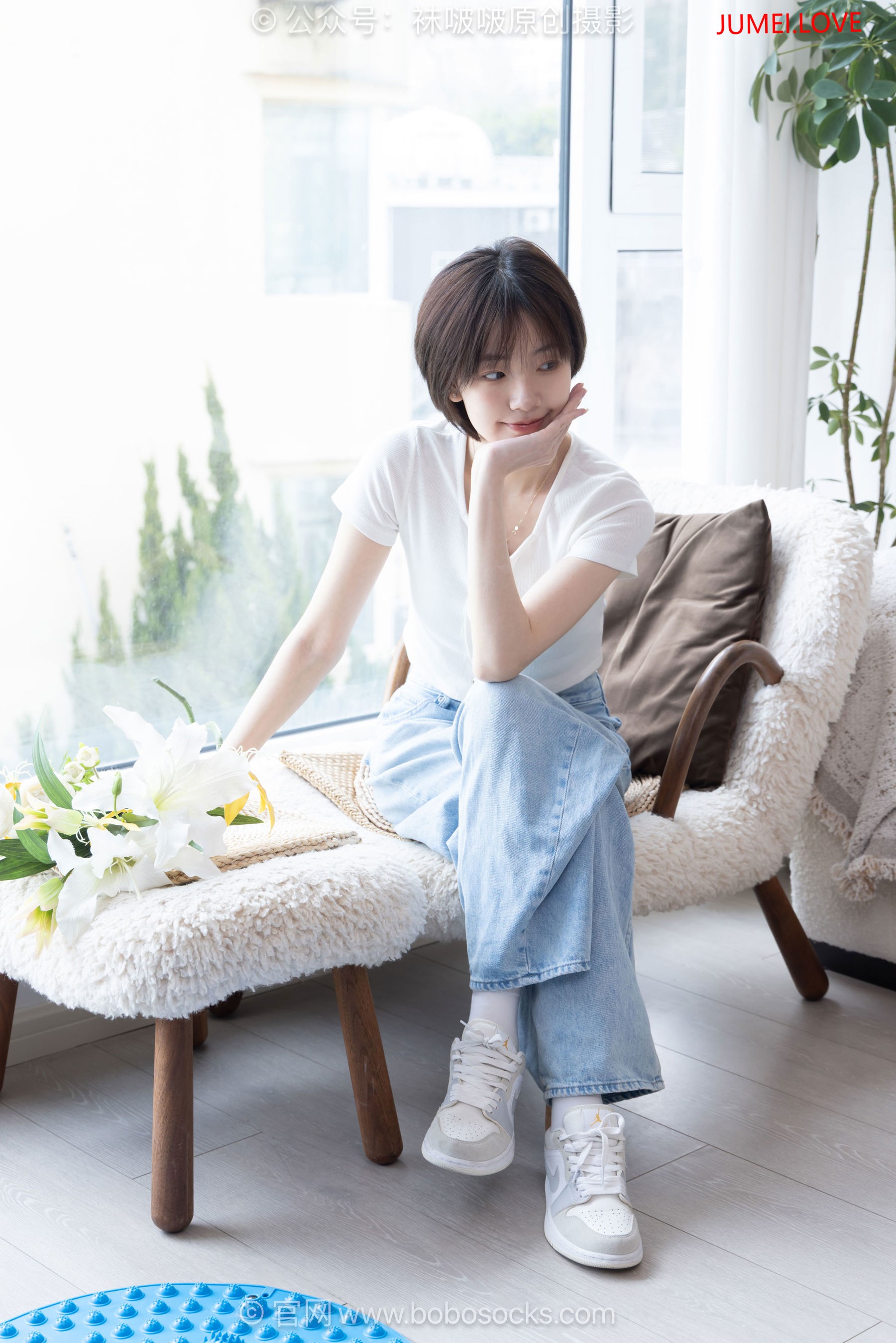 BoBoSocks袜啵啵 No.708 小甜豆 - 板鞋、纯白棉袜、裸足 第87张