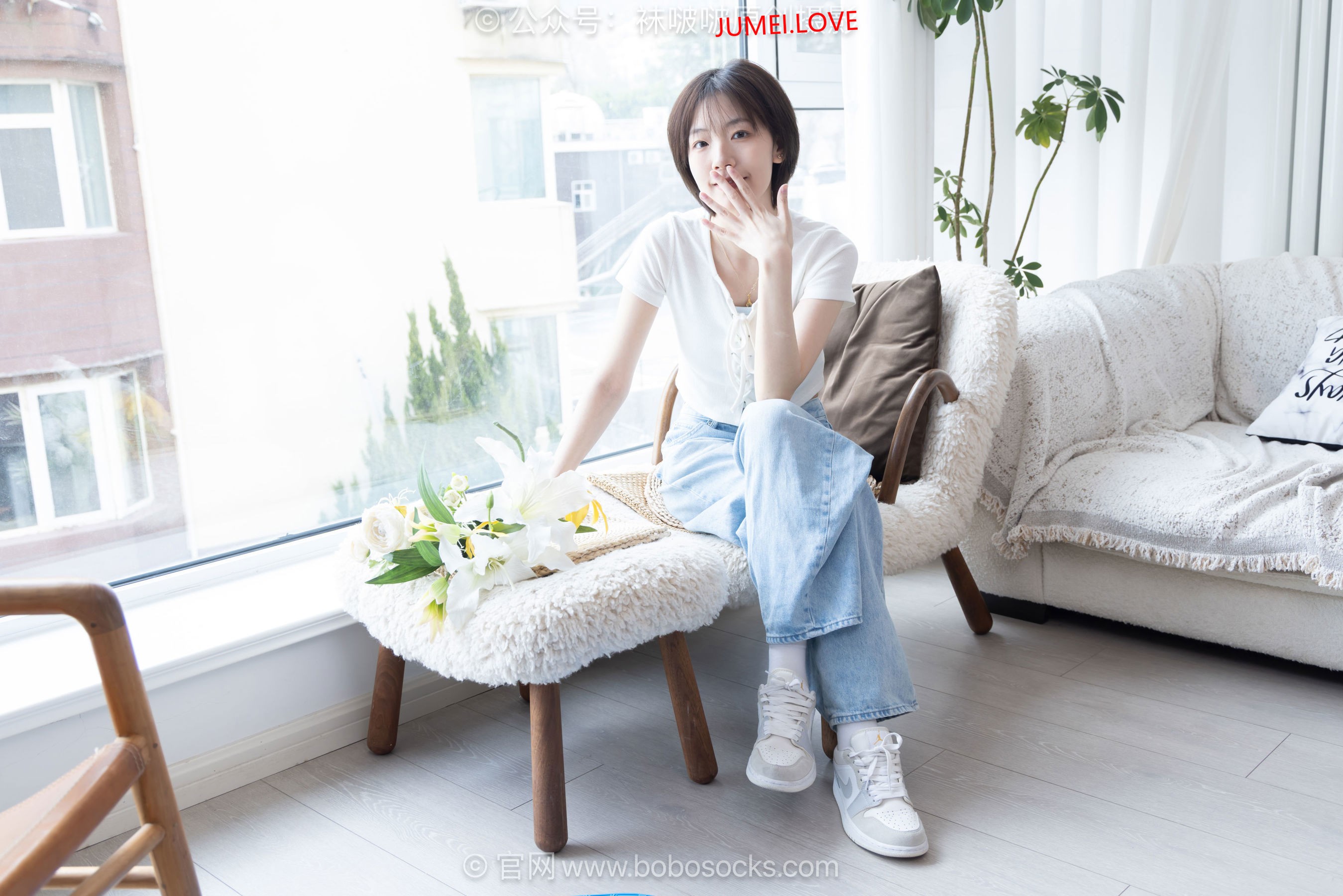 BoBoSocks袜啵啵 No.708 小甜豆 - 板鞋、纯白棉袜、裸足 第89张