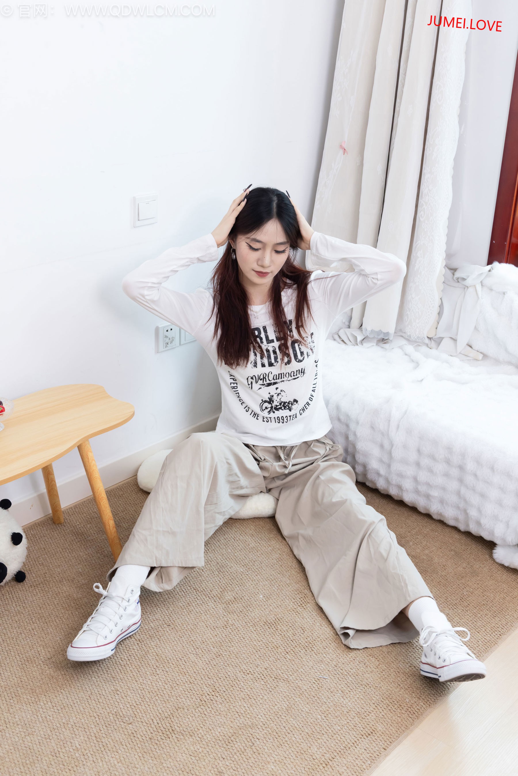 物恋传媒 No.2684 苹果 - 帆布鞋、纯白棉袜、裸足 第146张