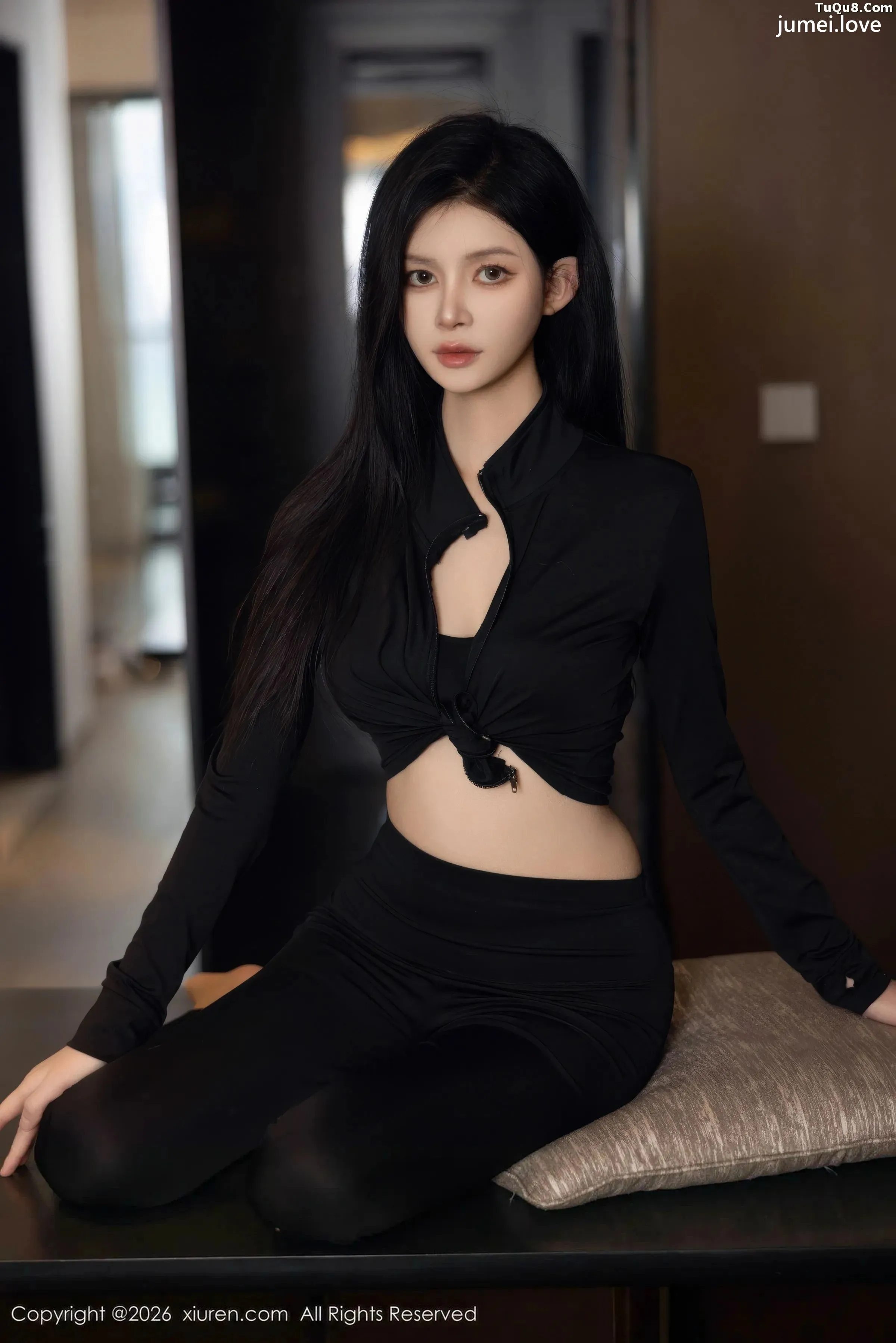 沈如斯性感黑色情趣服饰配超薄肉丝秀曼妙身材绝美写真85P 第2张
