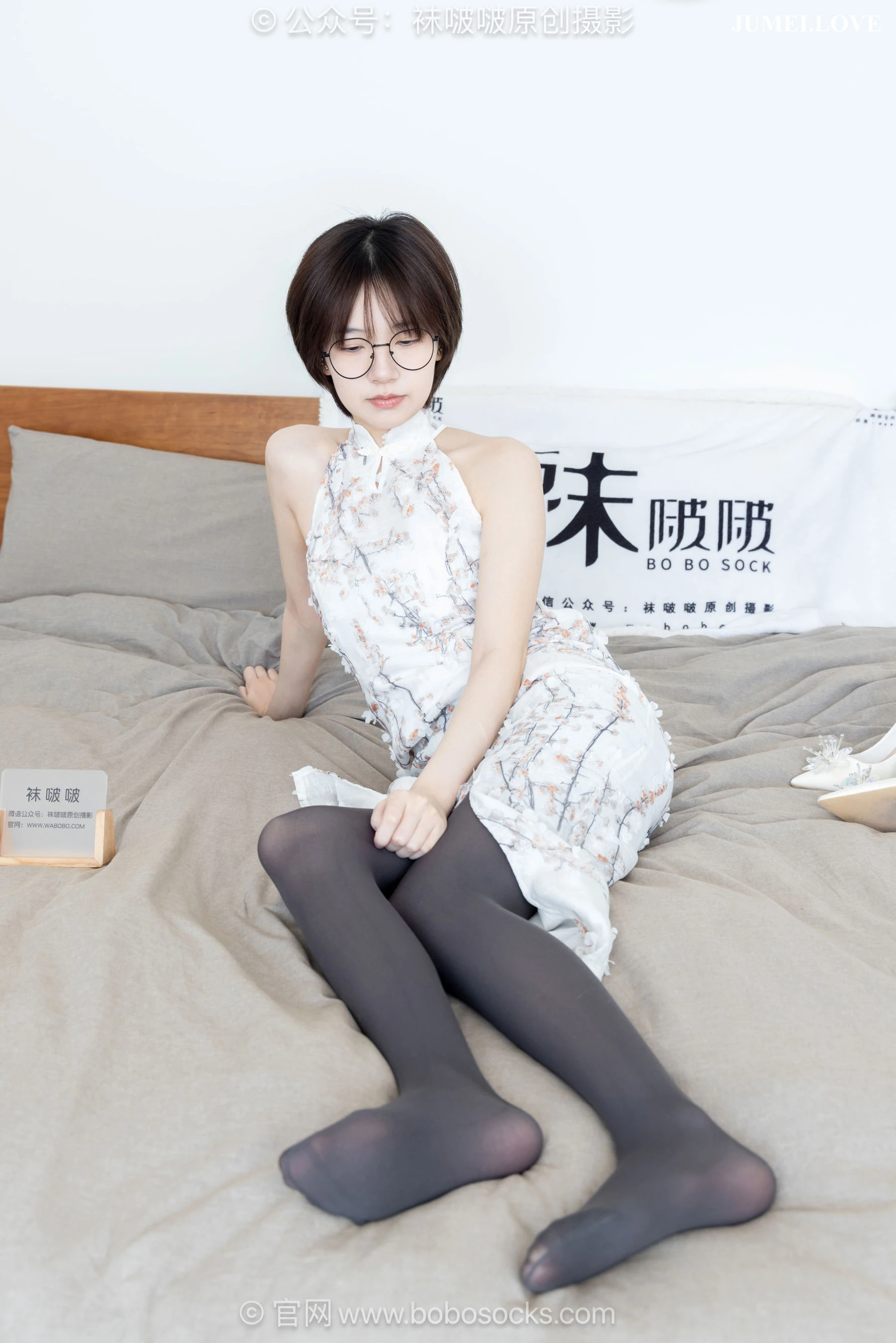 BoBoSocks袜啵啵 No.714 小甜豆 - 高跟鞋、薄肉丝、厚灰丝、旗袍 第27张
