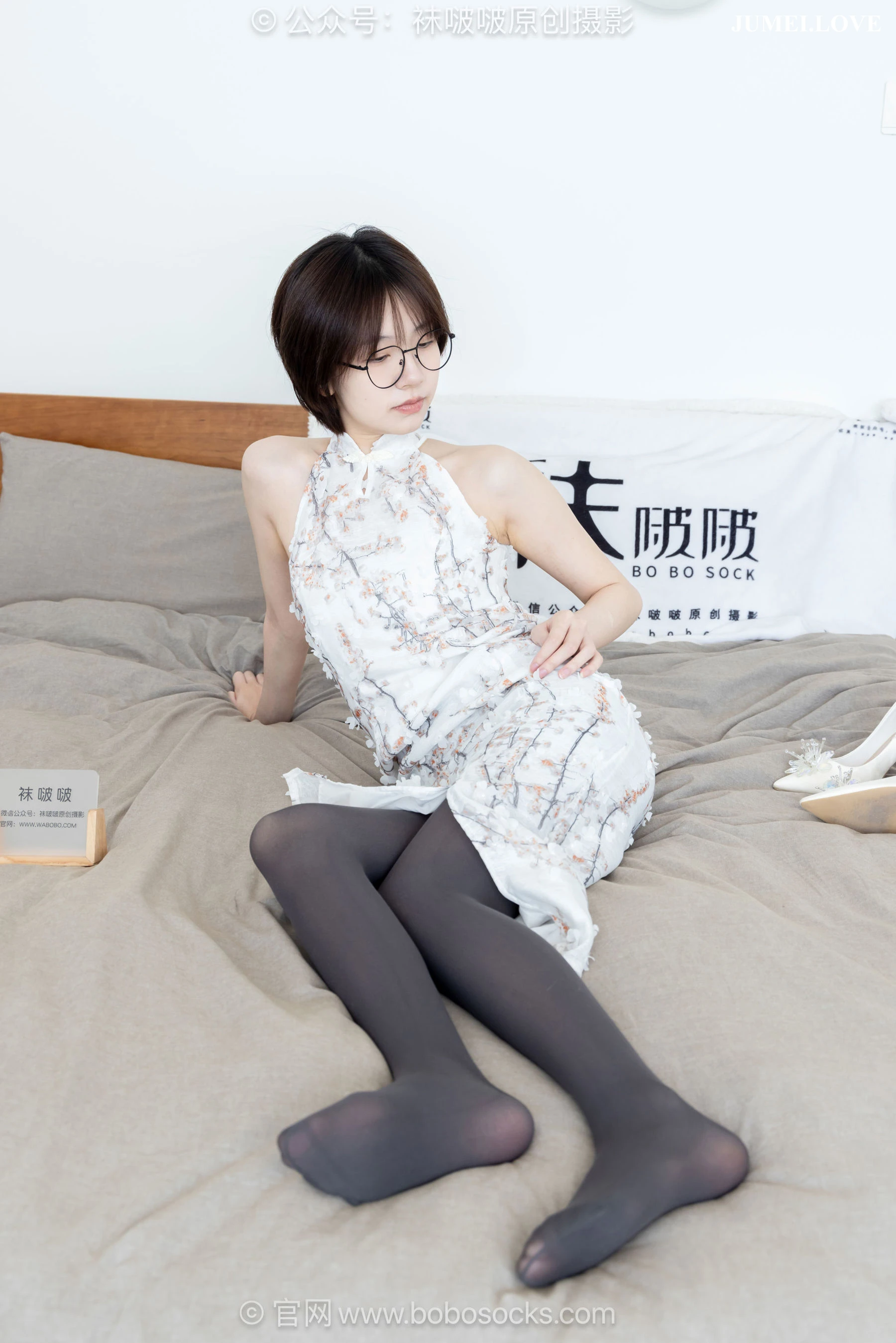BoBoSocks袜啵啵 No.714 小甜豆 - 高跟鞋、薄肉丝、厚灰丝、旗袍 第28张