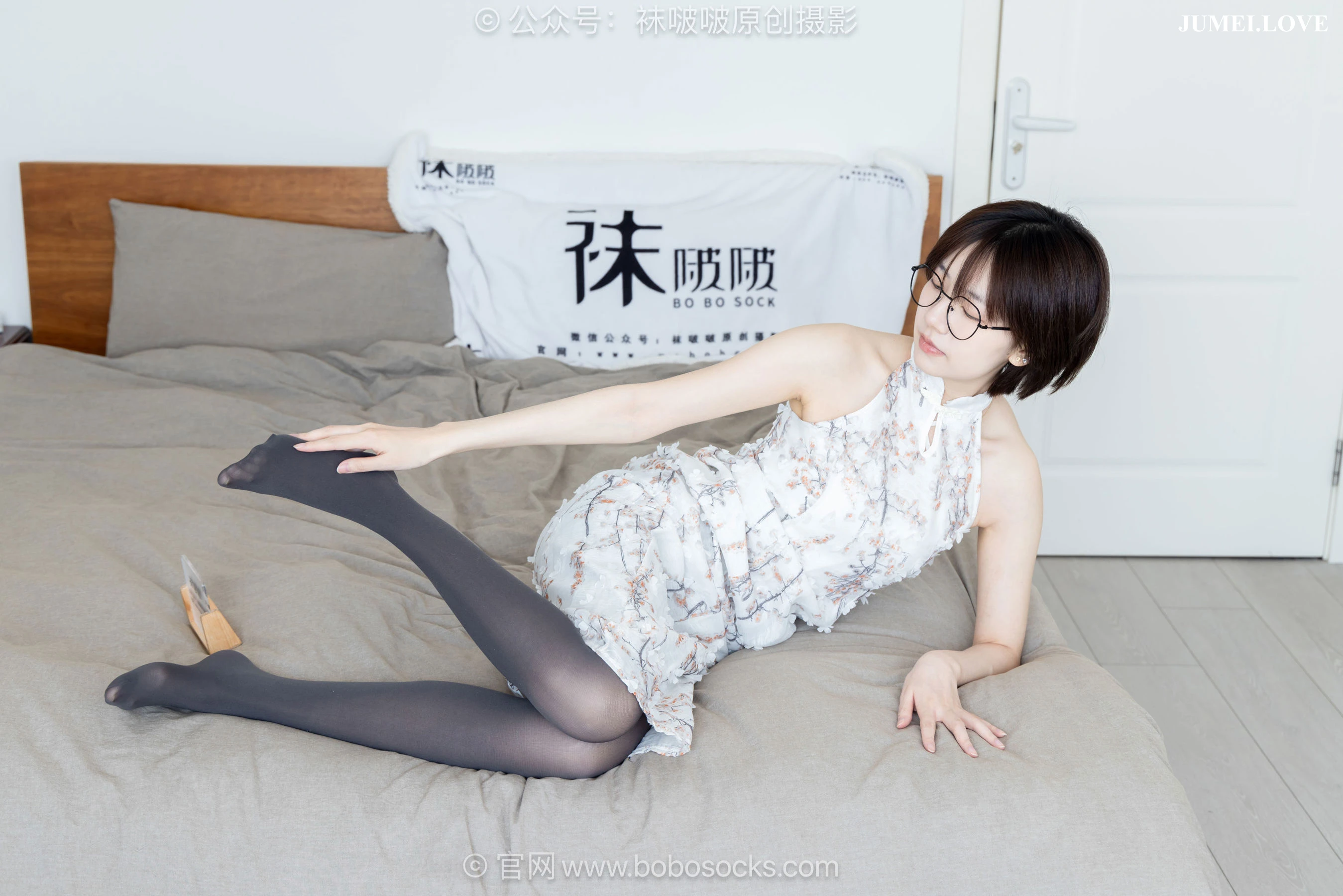 BoBoSocks袜啵啵 No.714 小甜豆 - 高跟鞋、薄肉丝、厚灰丝、旗袍 第60张
