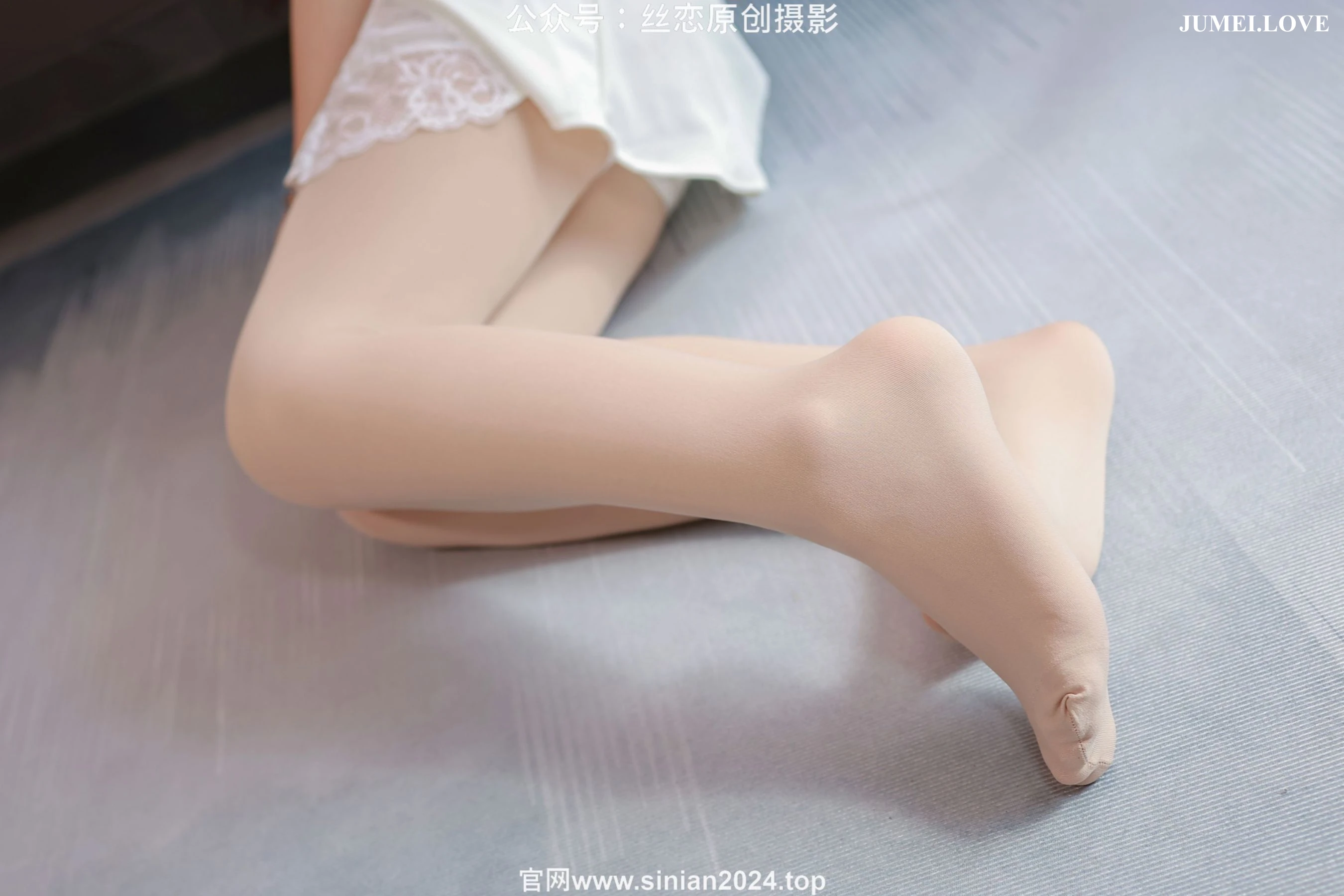 丝恋摄影 No.063 泡芙 - 白色睡裙 厚肉丝袜 黑色玛丽珍 第172张