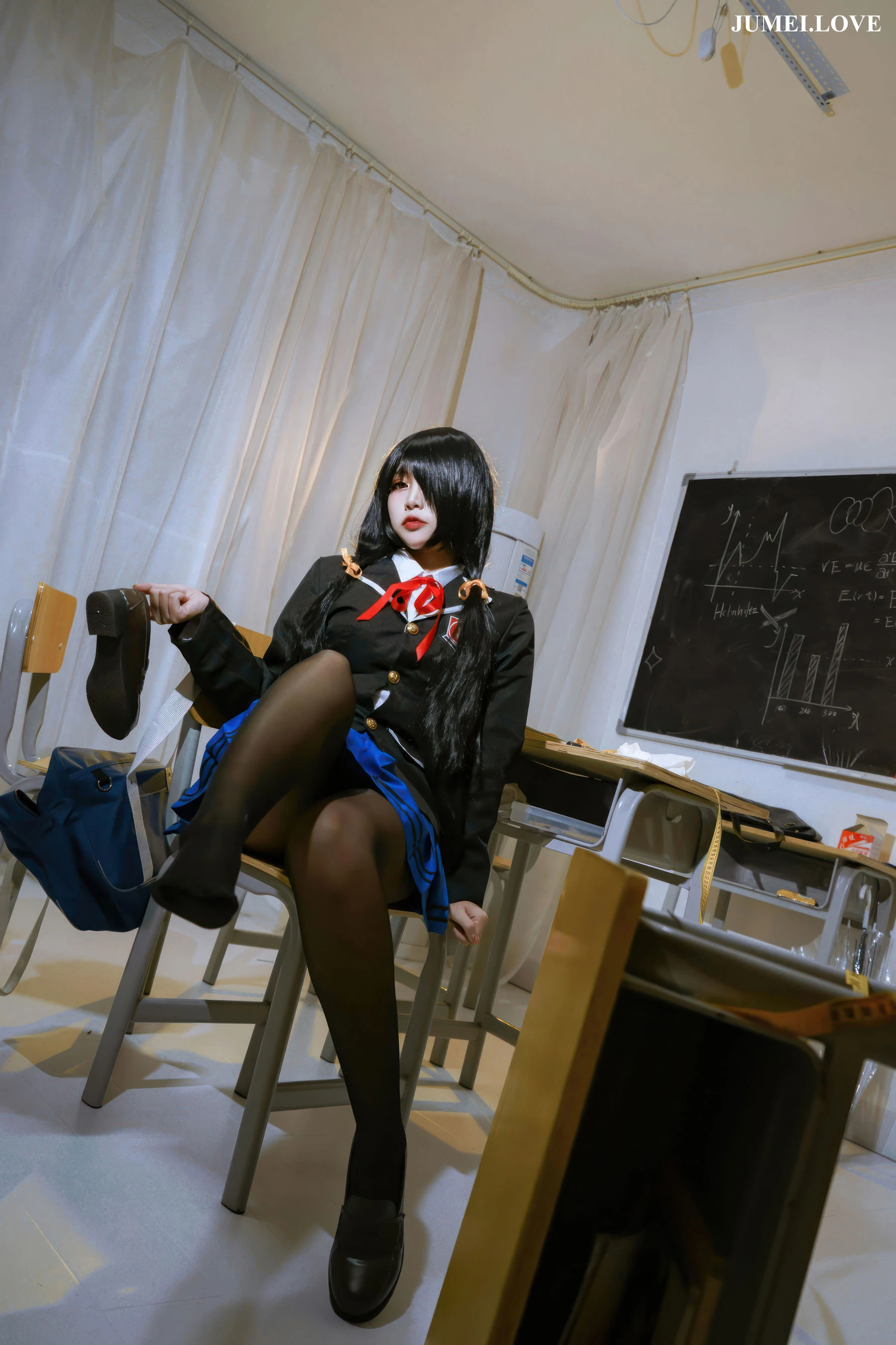人气Coser二佐Nisa - 时崎狂三 制服 第12张