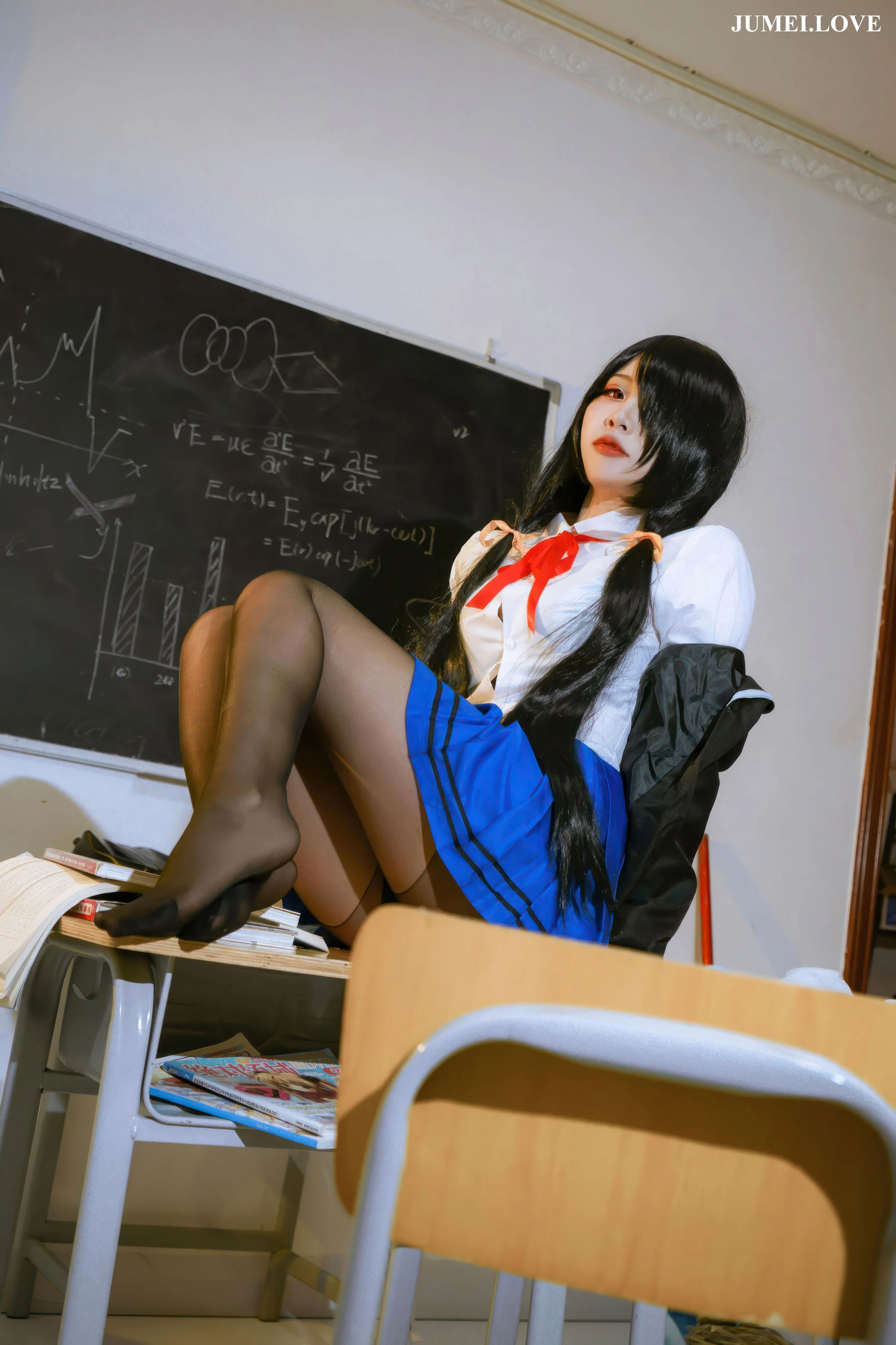人气Coser二佐Nisa - 时崎狂三 制服 第14张