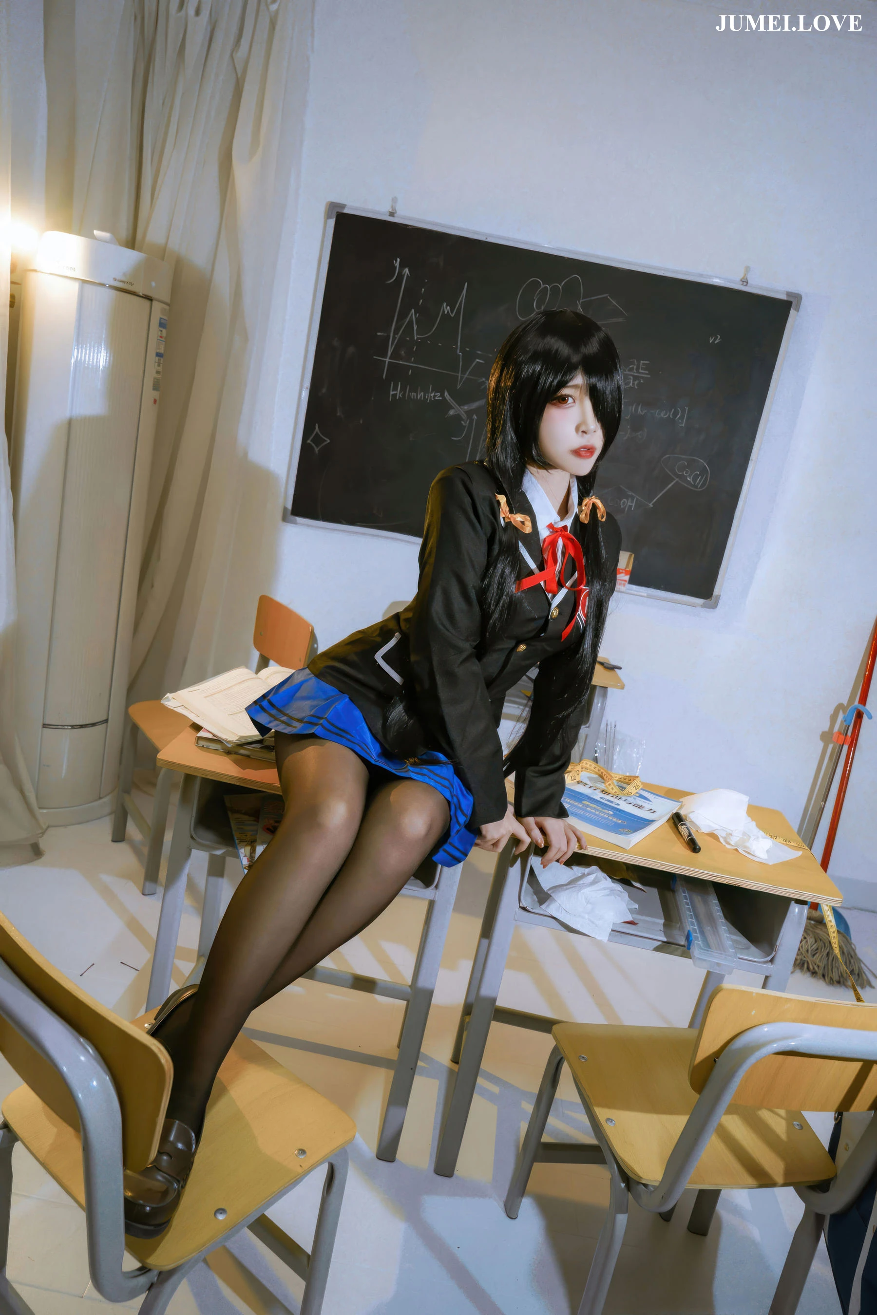 人气Coser二佐Nisa - 时崎狂三 制服 第3张