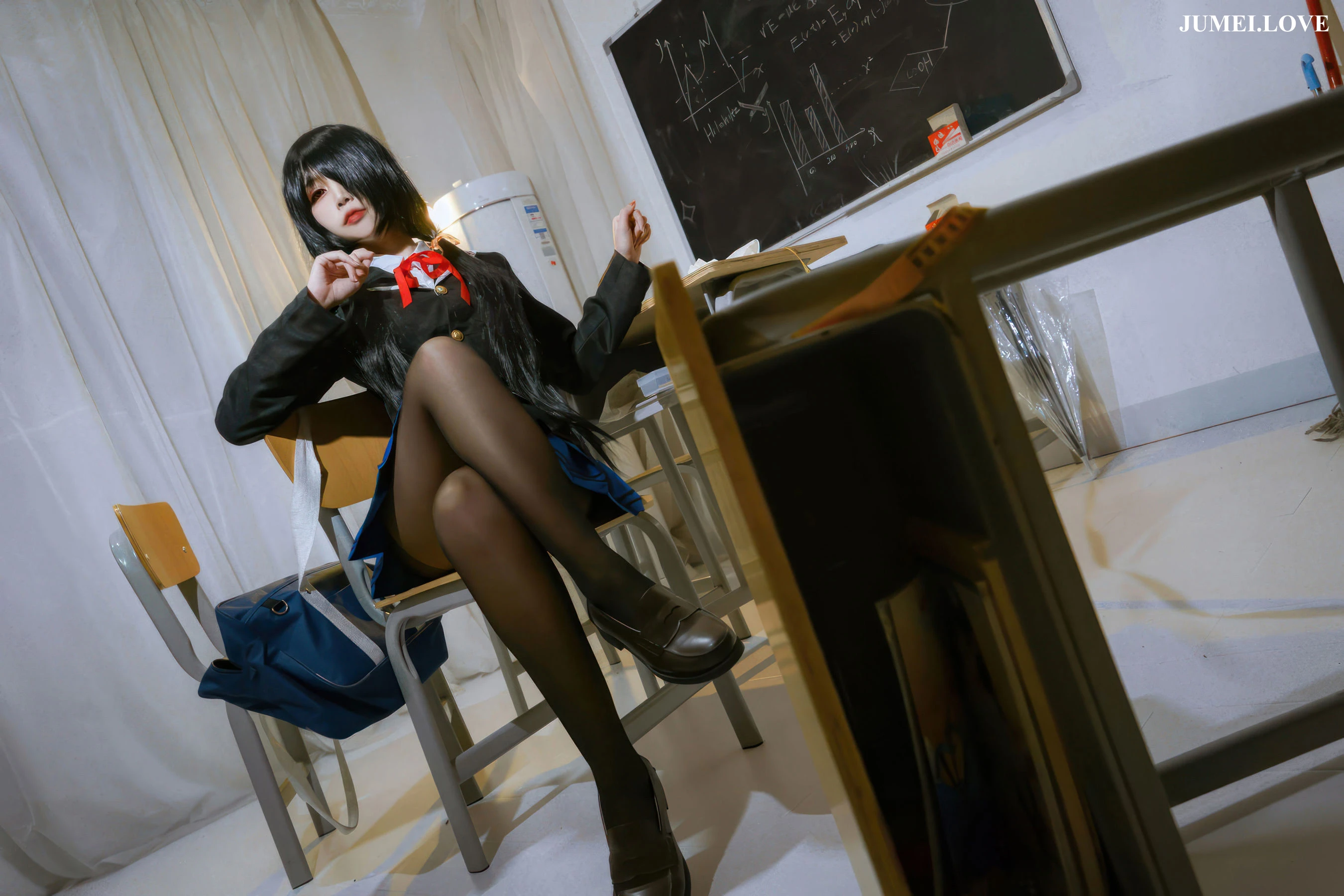 人气Coser二佐Nisa - 时崎狂三 制服 第9张