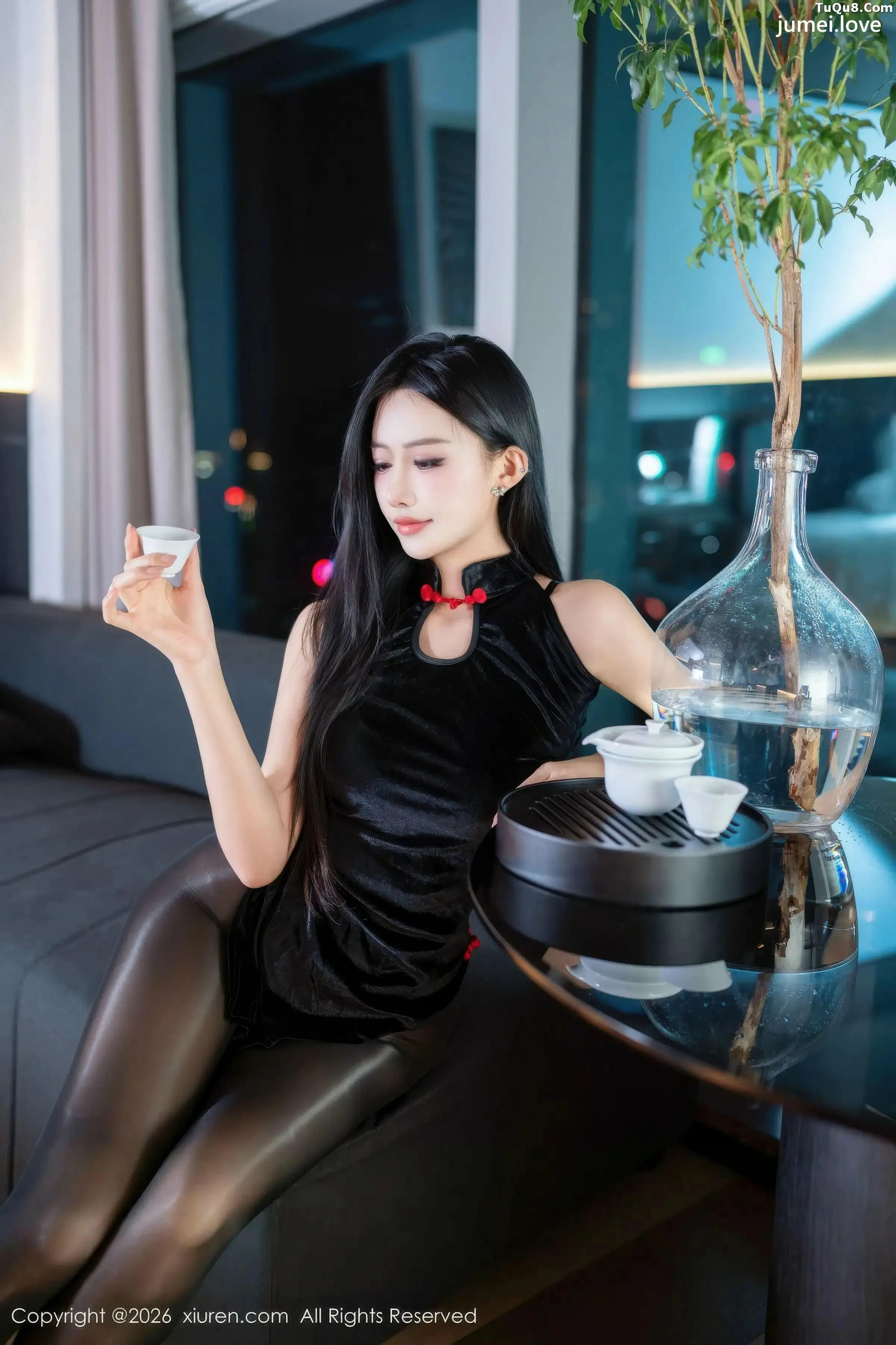 shelly诗莉性感黑色情趣内衣配超薄黑丝秀曼妙身姿绝美写真75P 第14张